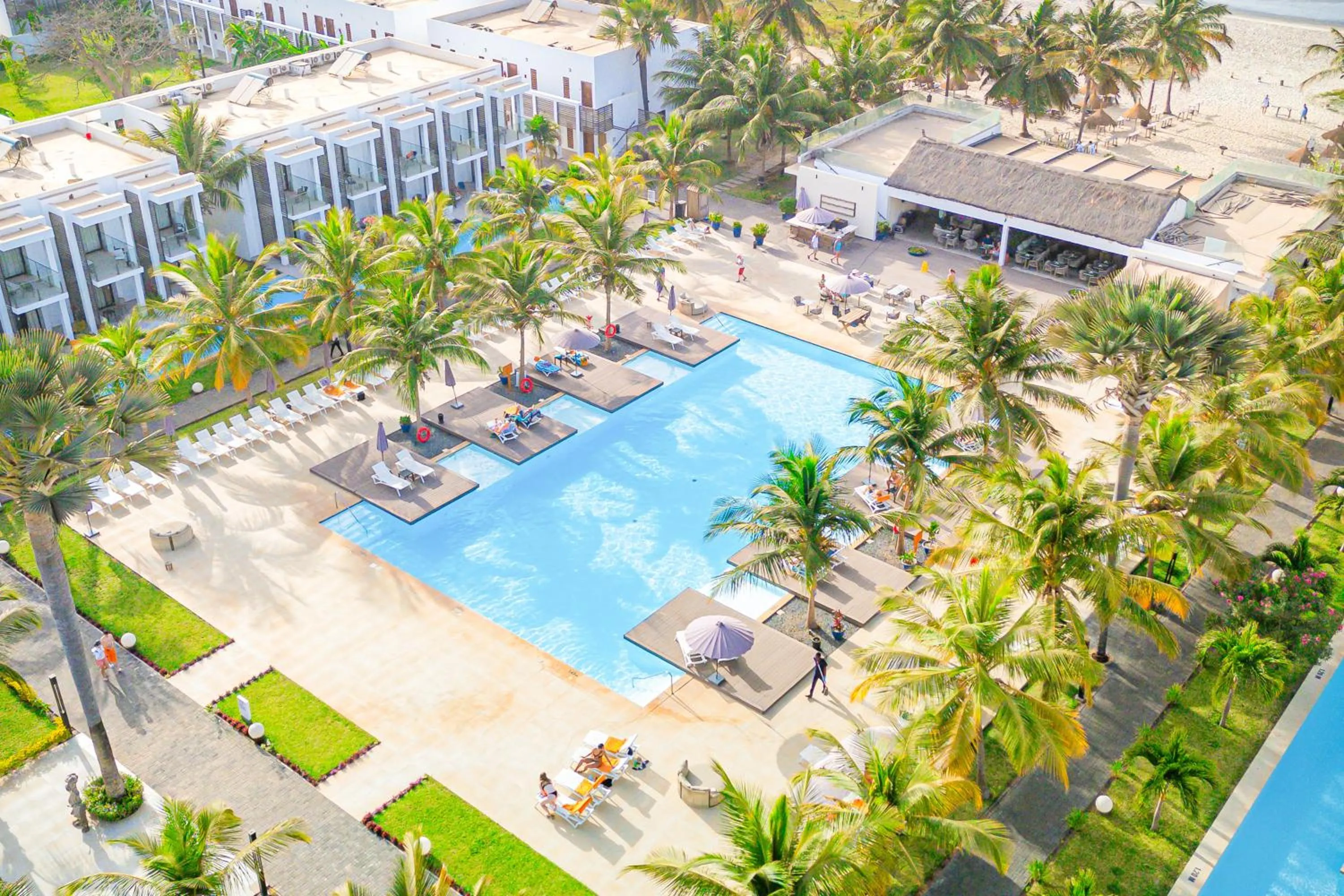 Bird's eye view in Tamala Beach Resort