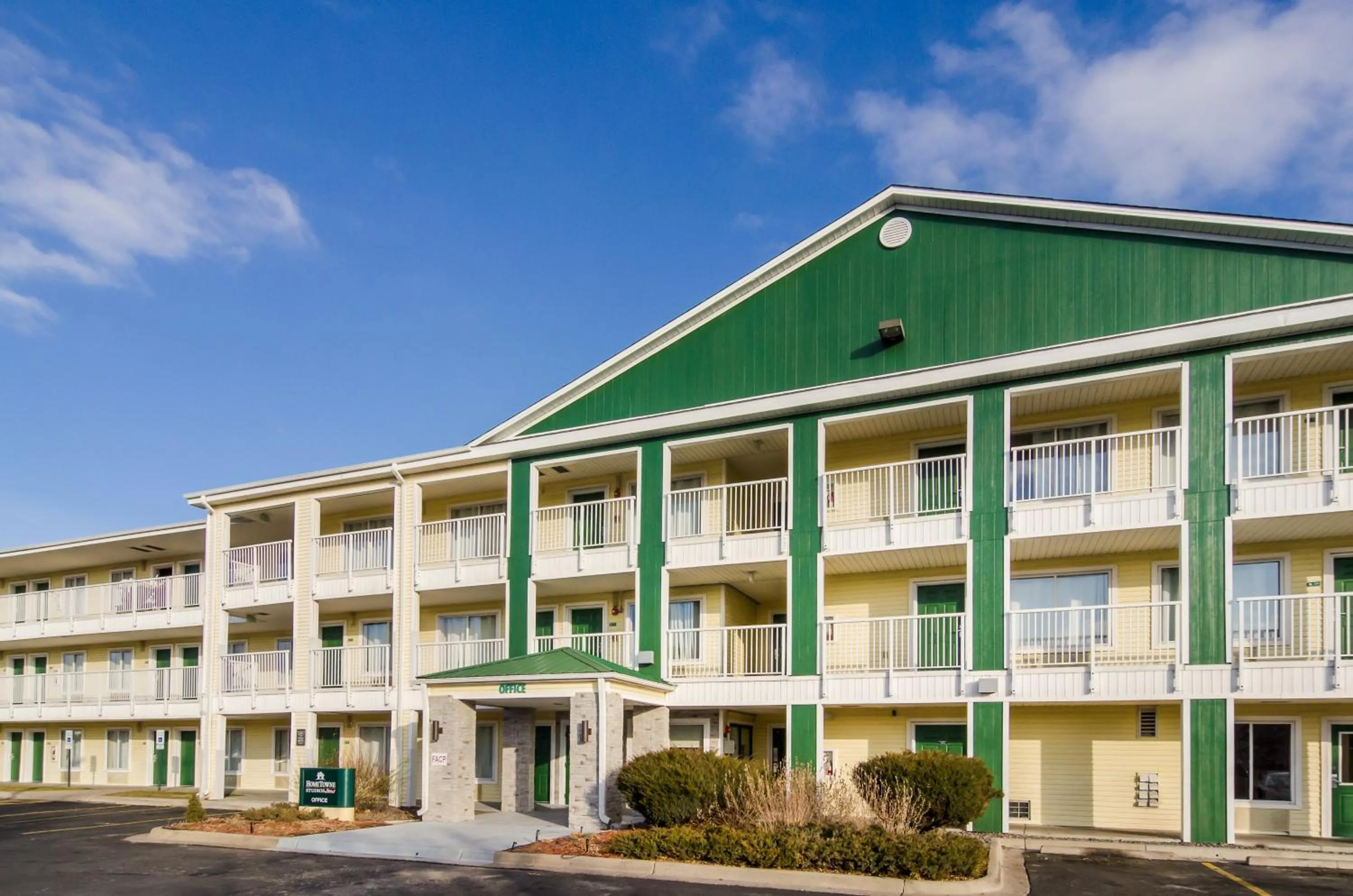 Property building in HomeTowne Studios by Red Roof Denver - Glendale/ Cherry Creek