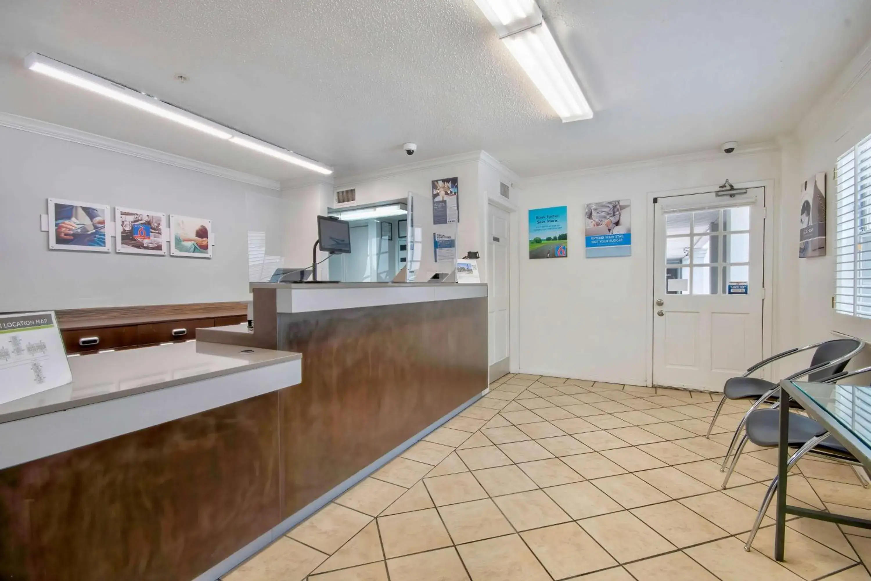 Lobby or reception in Studio 6-San Antonio, TX - Medical Center Lobby or reception in Studio 6-San Antonio, TX - Medical Center