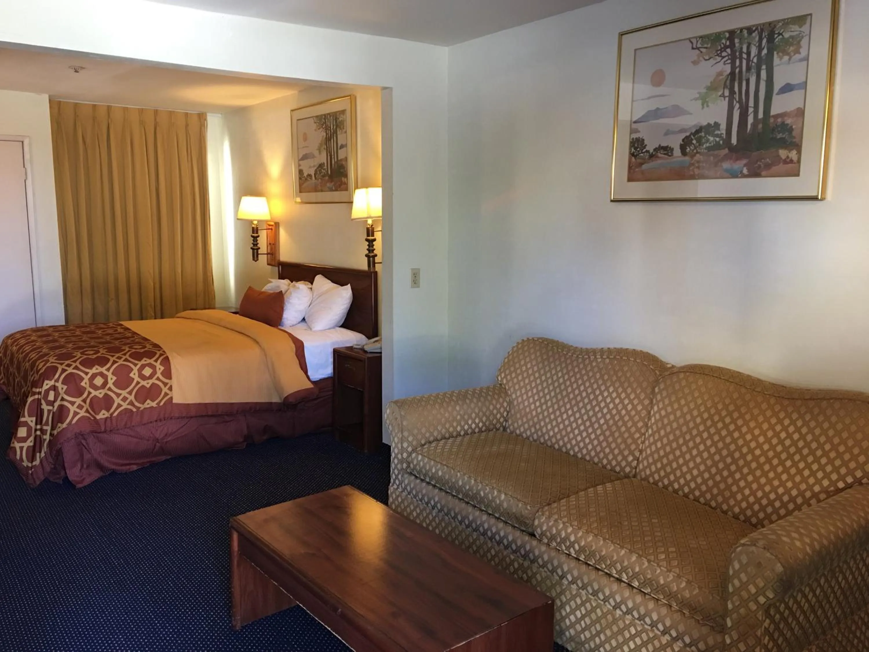 Bed in Executive Suites Inn