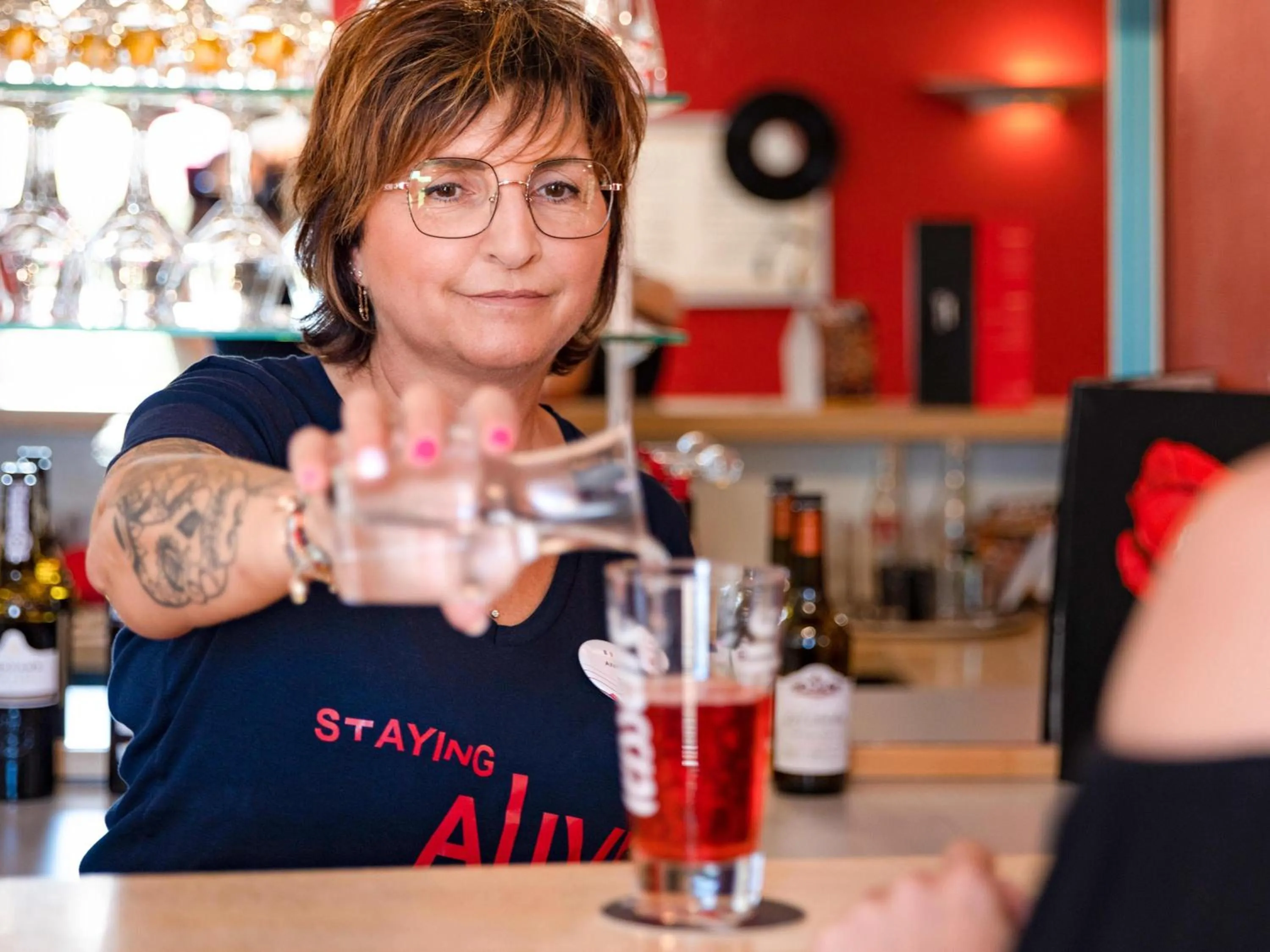 Lounge or bar in Hotel ibis Autun