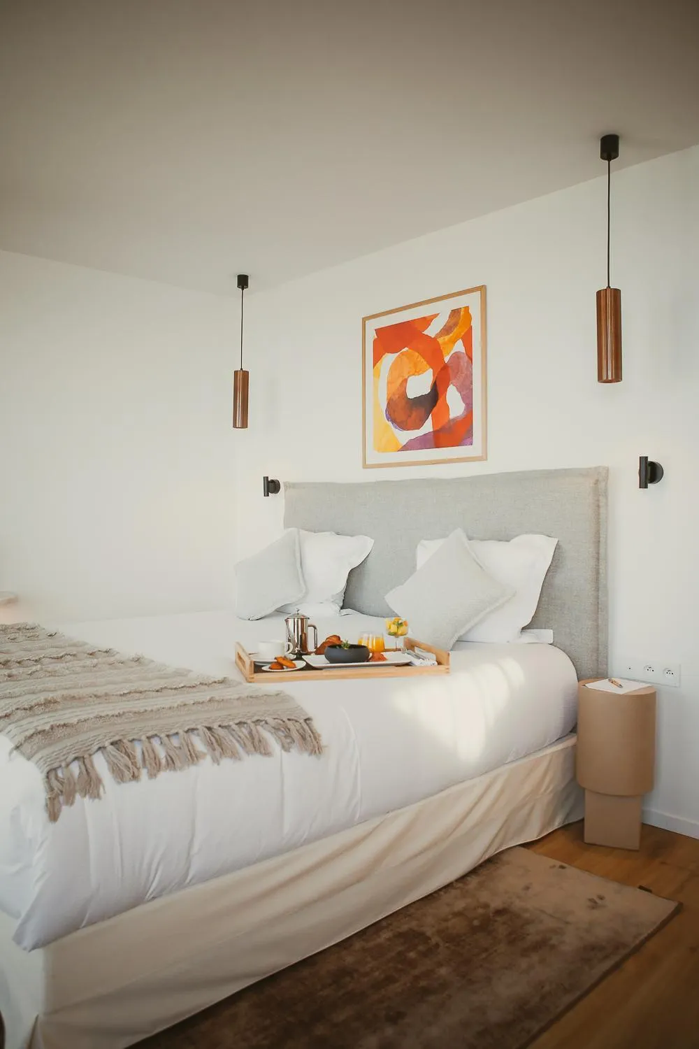 Bed in Hôtel La Plage 5 étoiles La Grande Motte