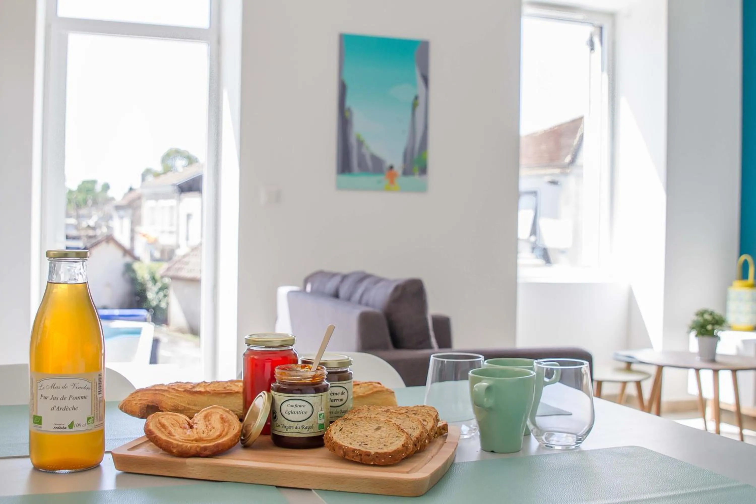 Living room in Clos Olivier de Serres
