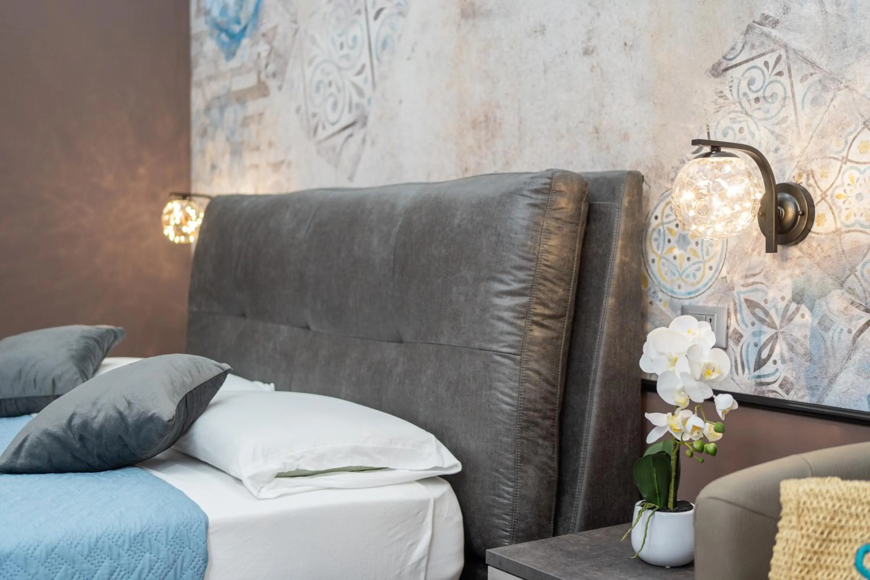 Bed in B&B Golden House & spa