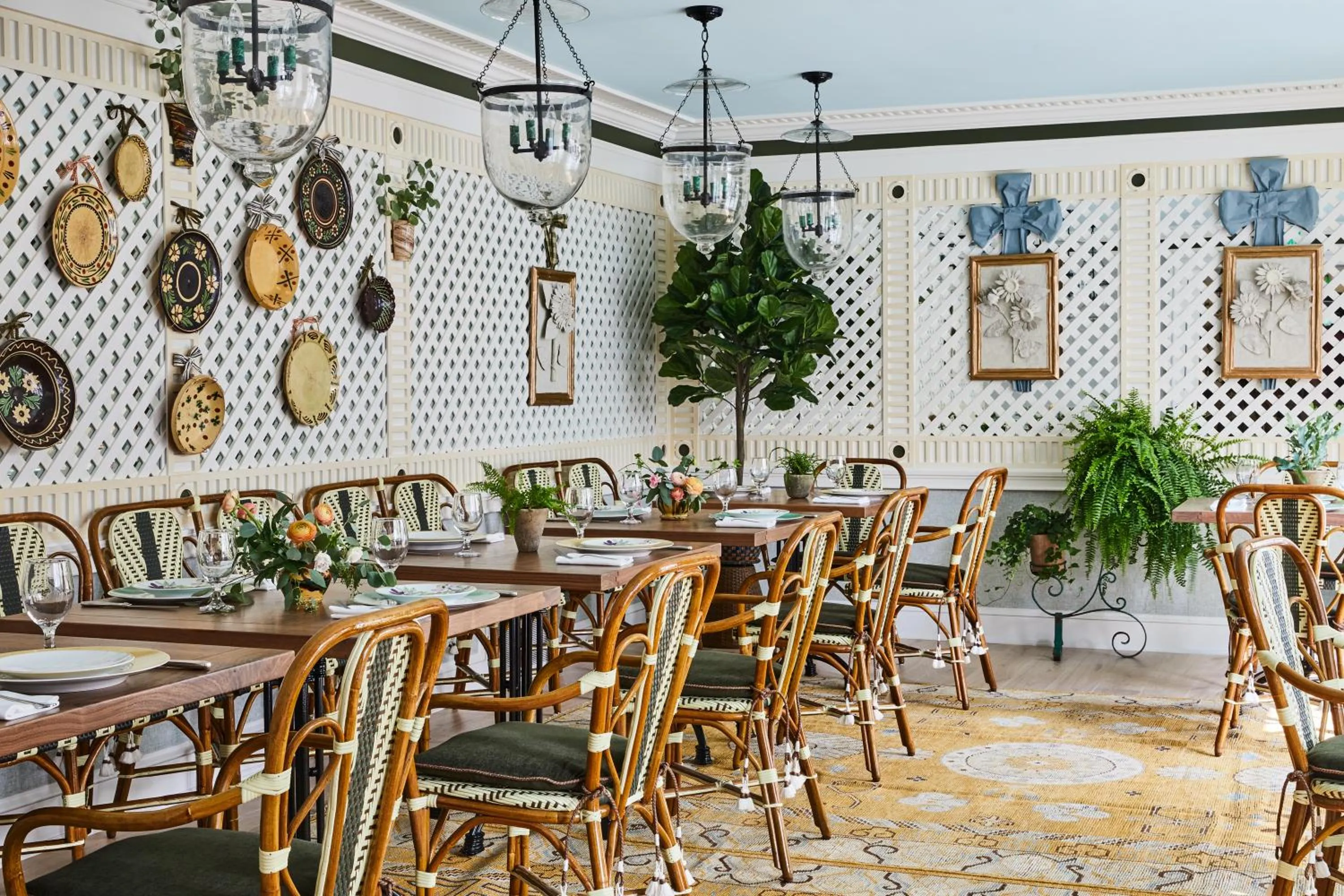 Dining area in The Mayflower Inn & Spa, Auberge Collection