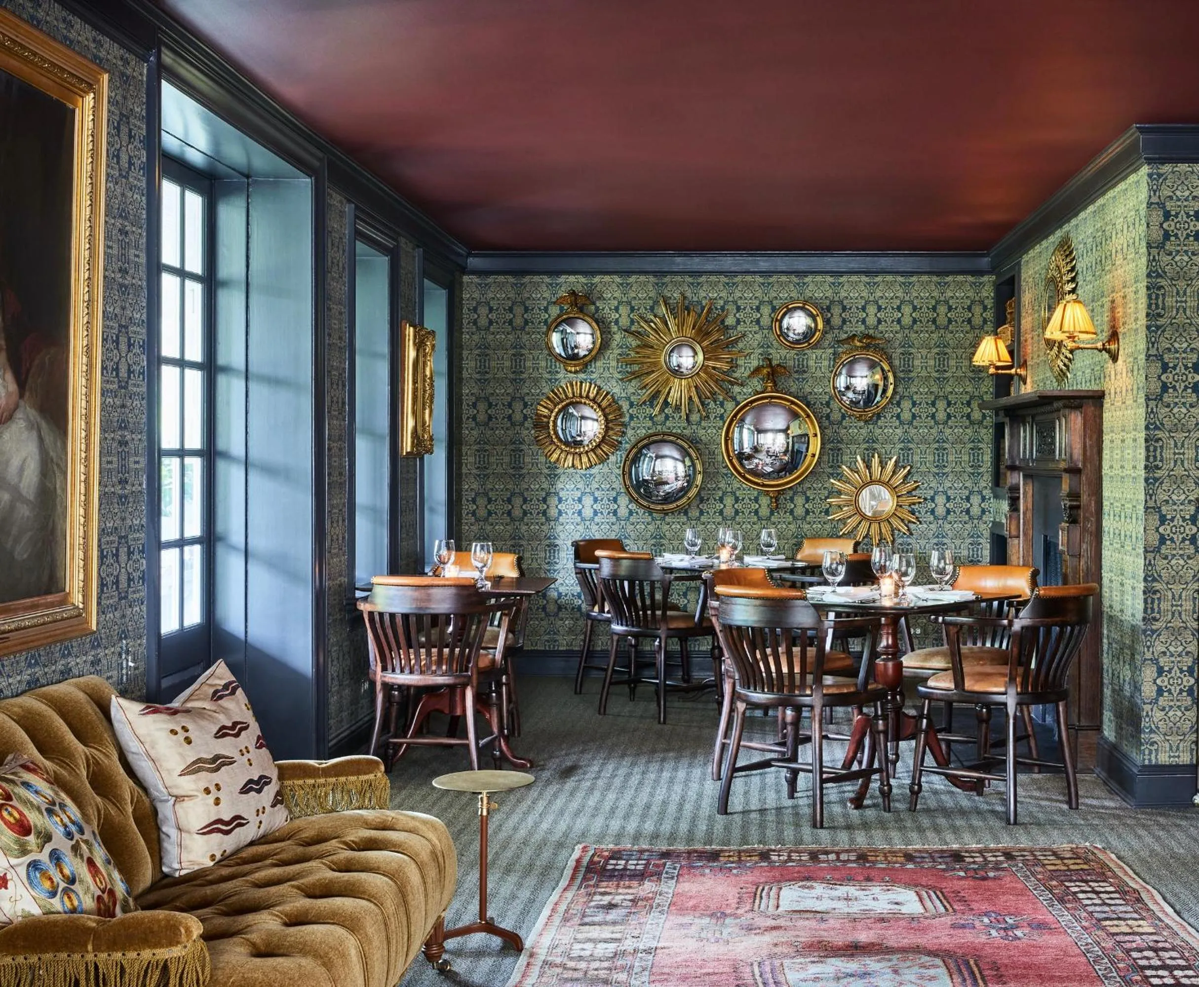 Dining area in The Mayflower Inn & Spa, Auberge Collection