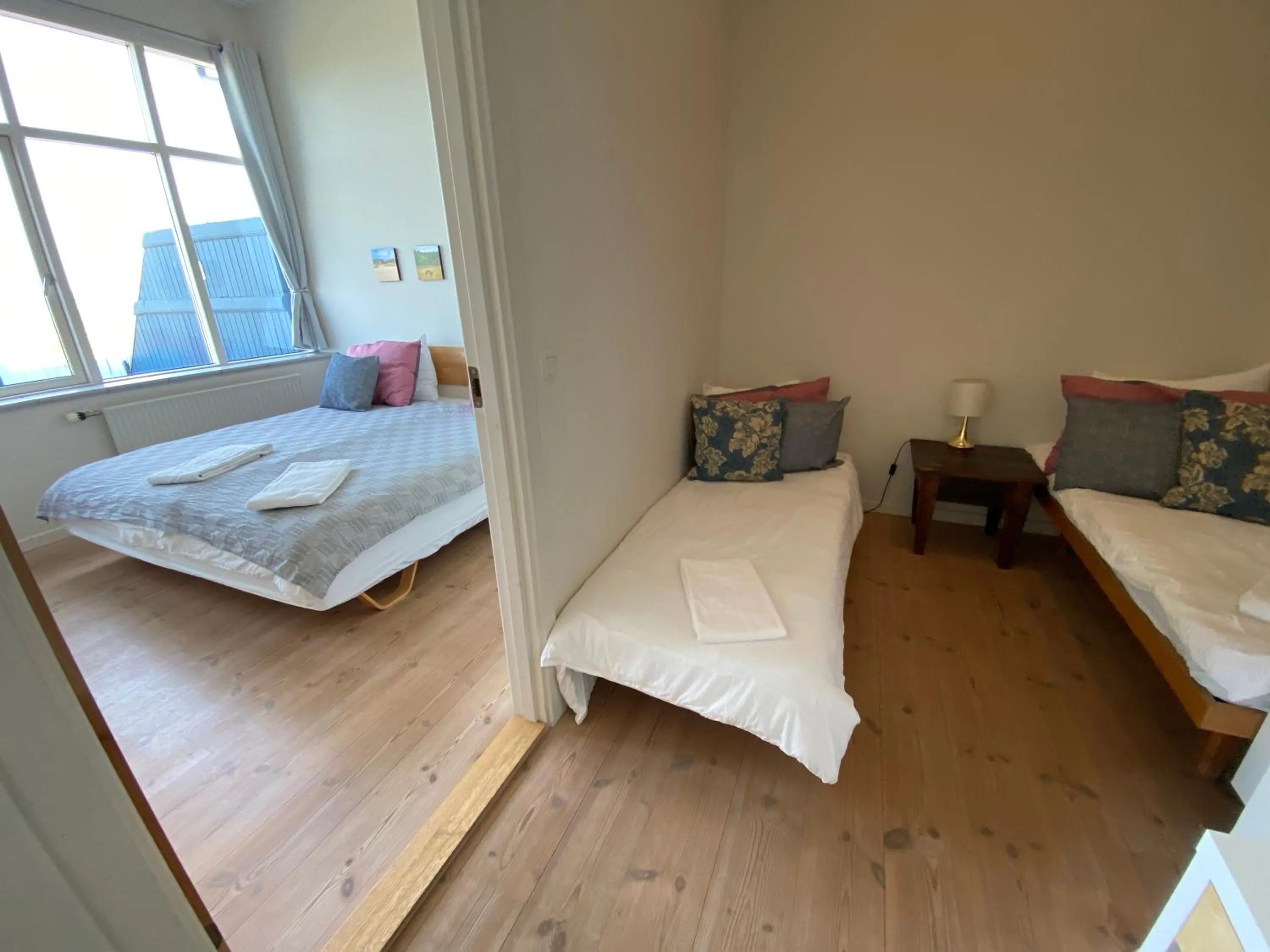 Bed in Skærven Beachfront Apartments and Cottage