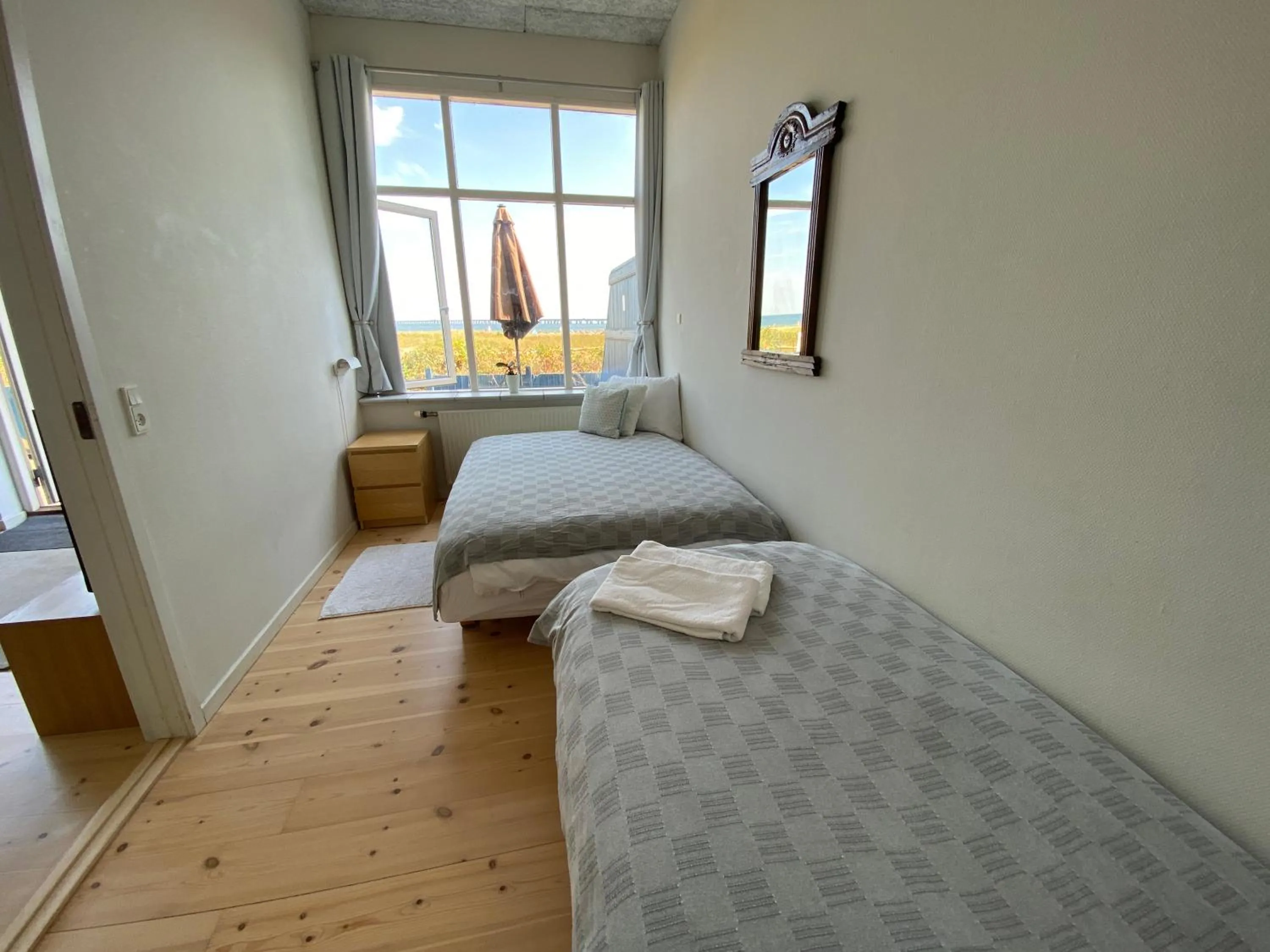 Bed in Skærven Beachfront Apartments and Cottage