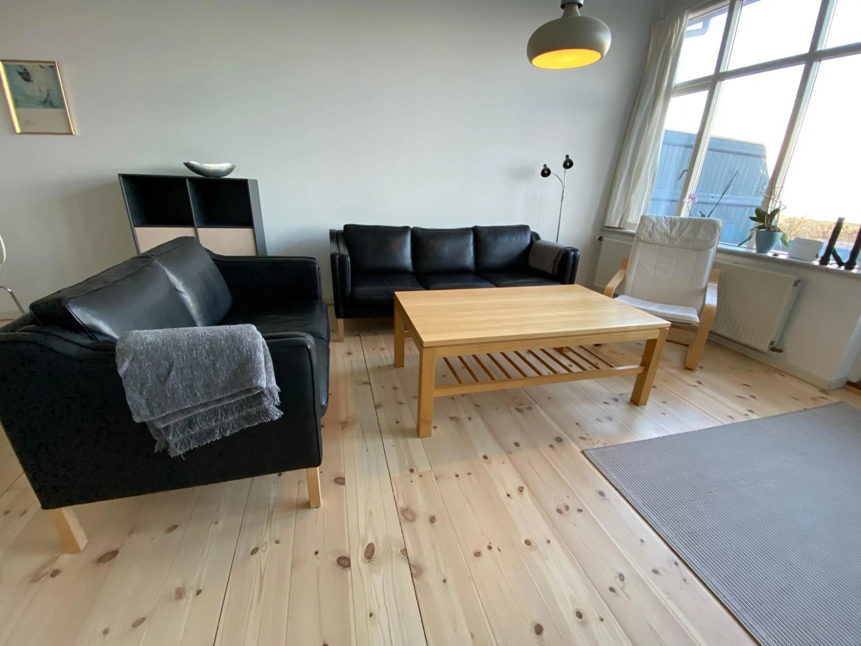 Living room in Skærven Beachfront Apartments and Cottage
