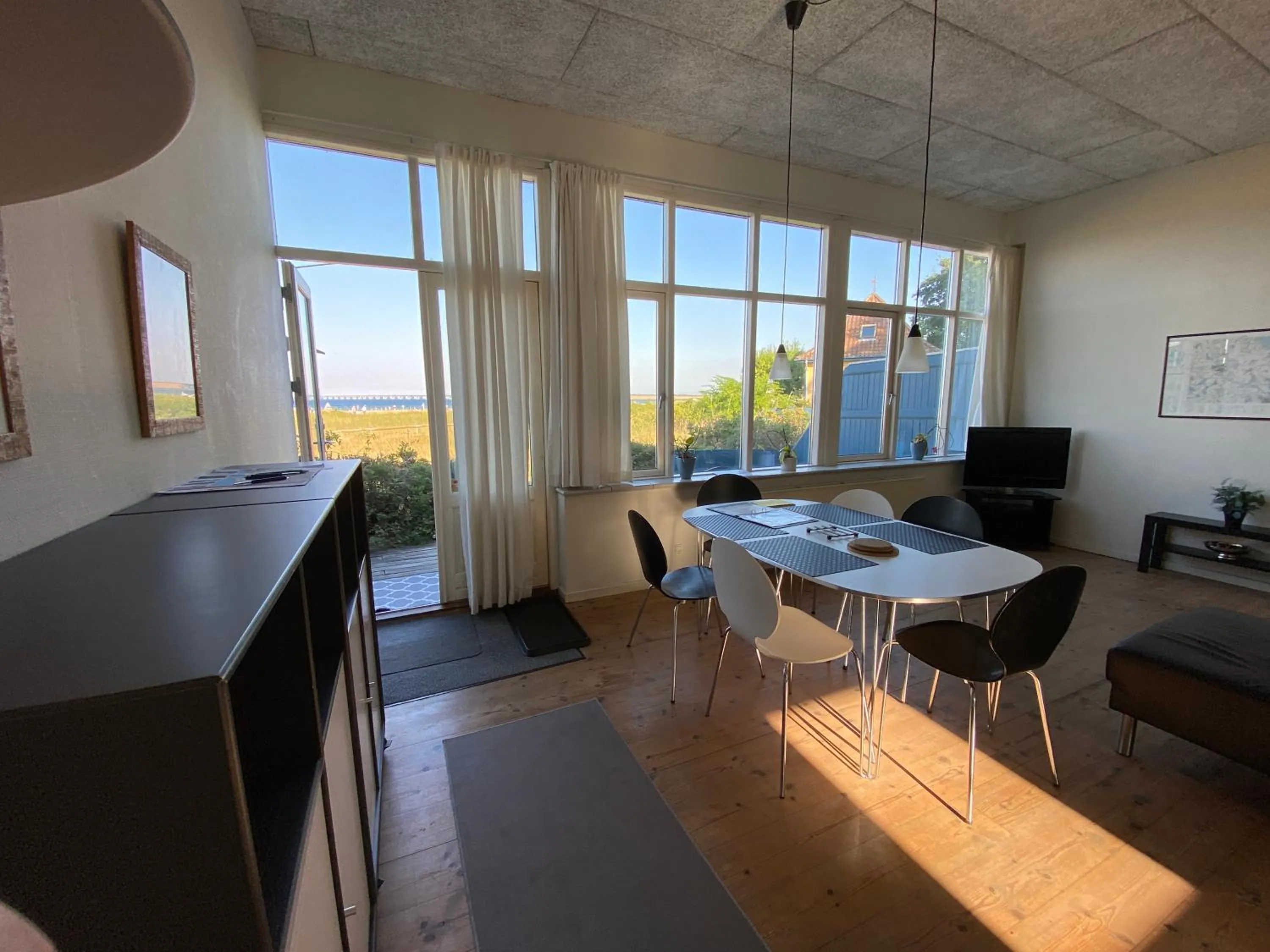 Living room in Skærven Beachfront Apartments and Cottage