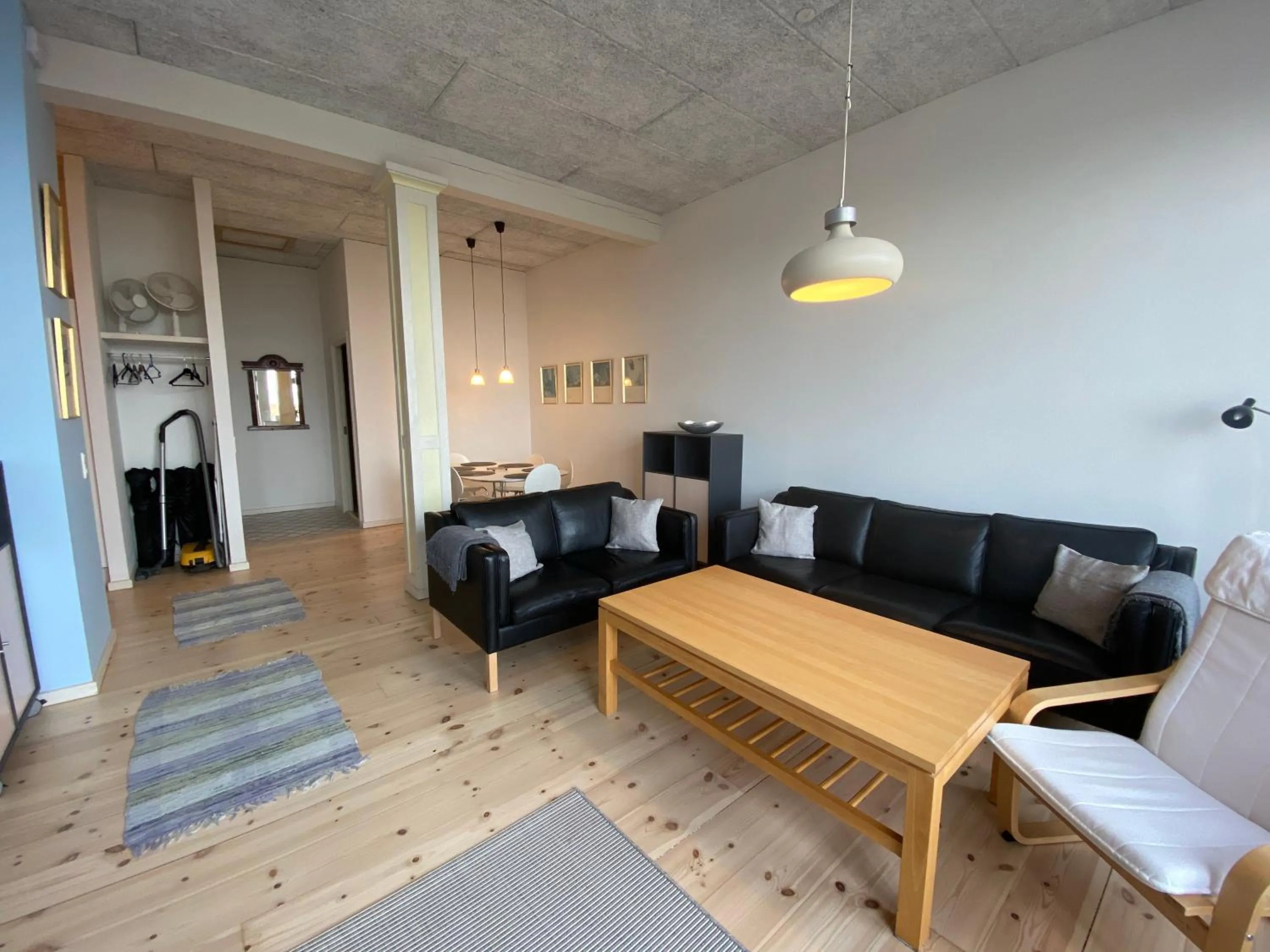 Living room in Skærven Beachfront Apartments and Cottage