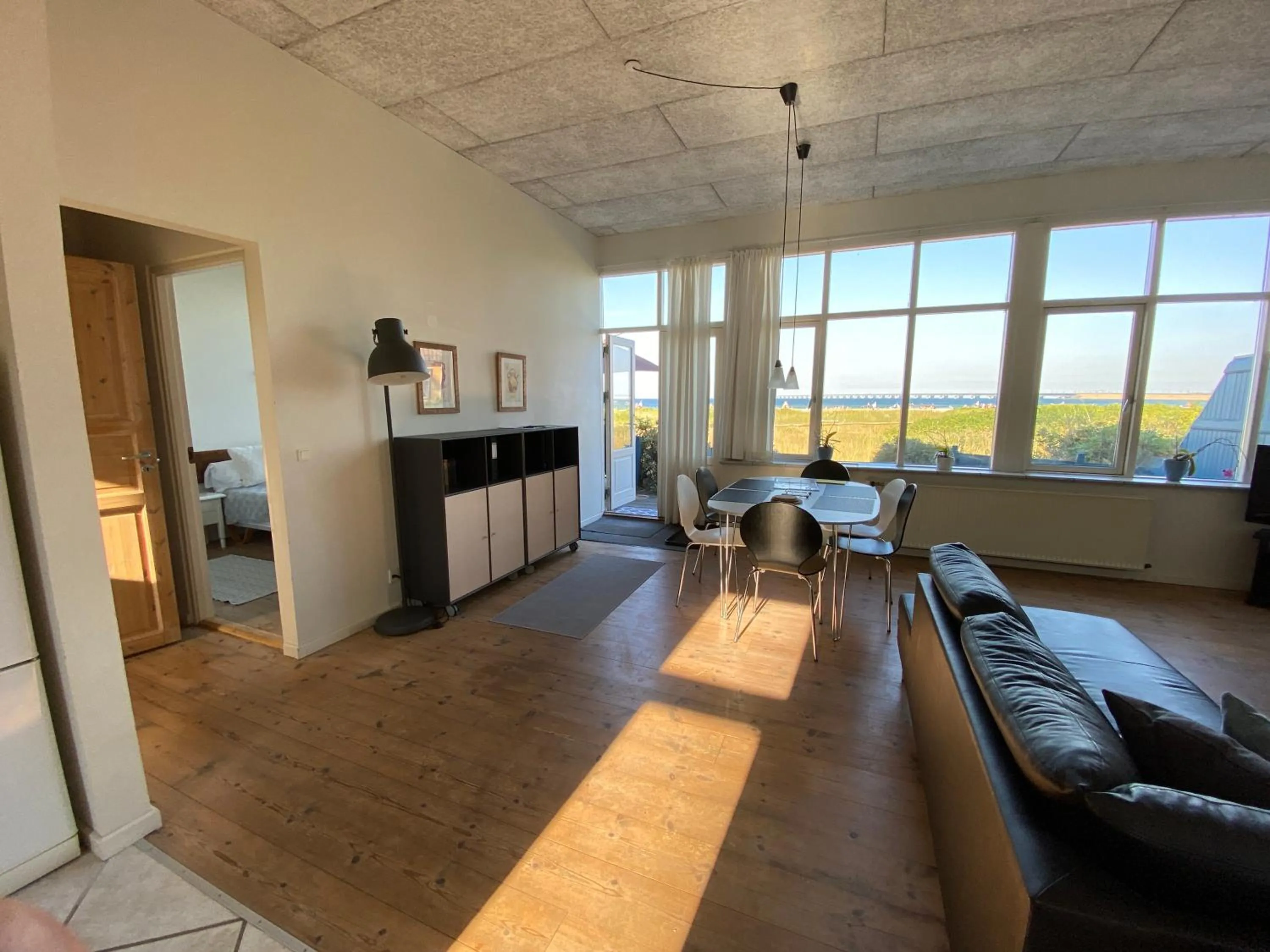 Living room in Skærven Beachfront Apartments and Cottage