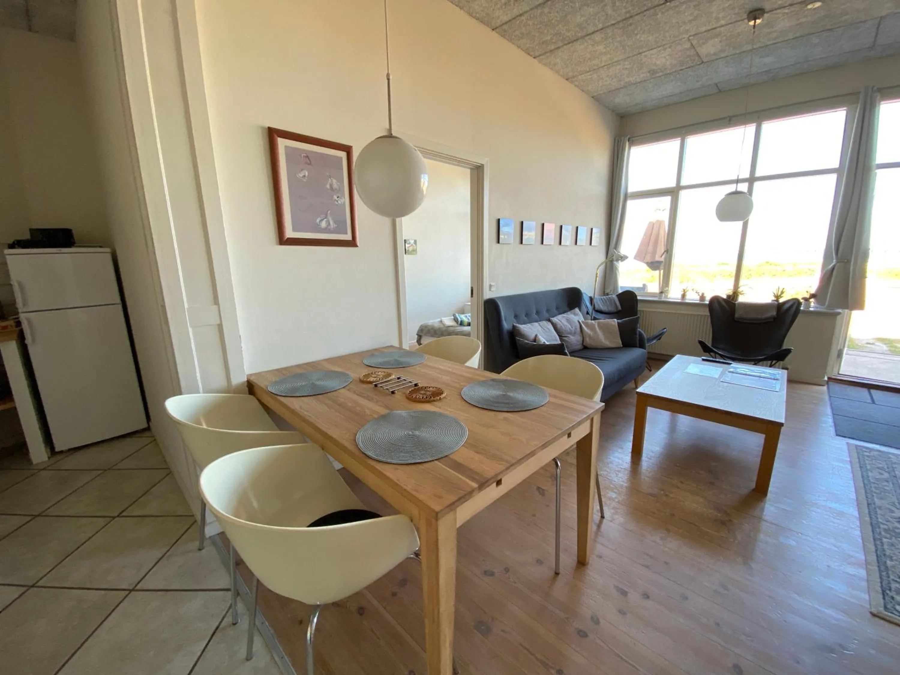 Living room in Skærven Beachfront Apartments and Cottage