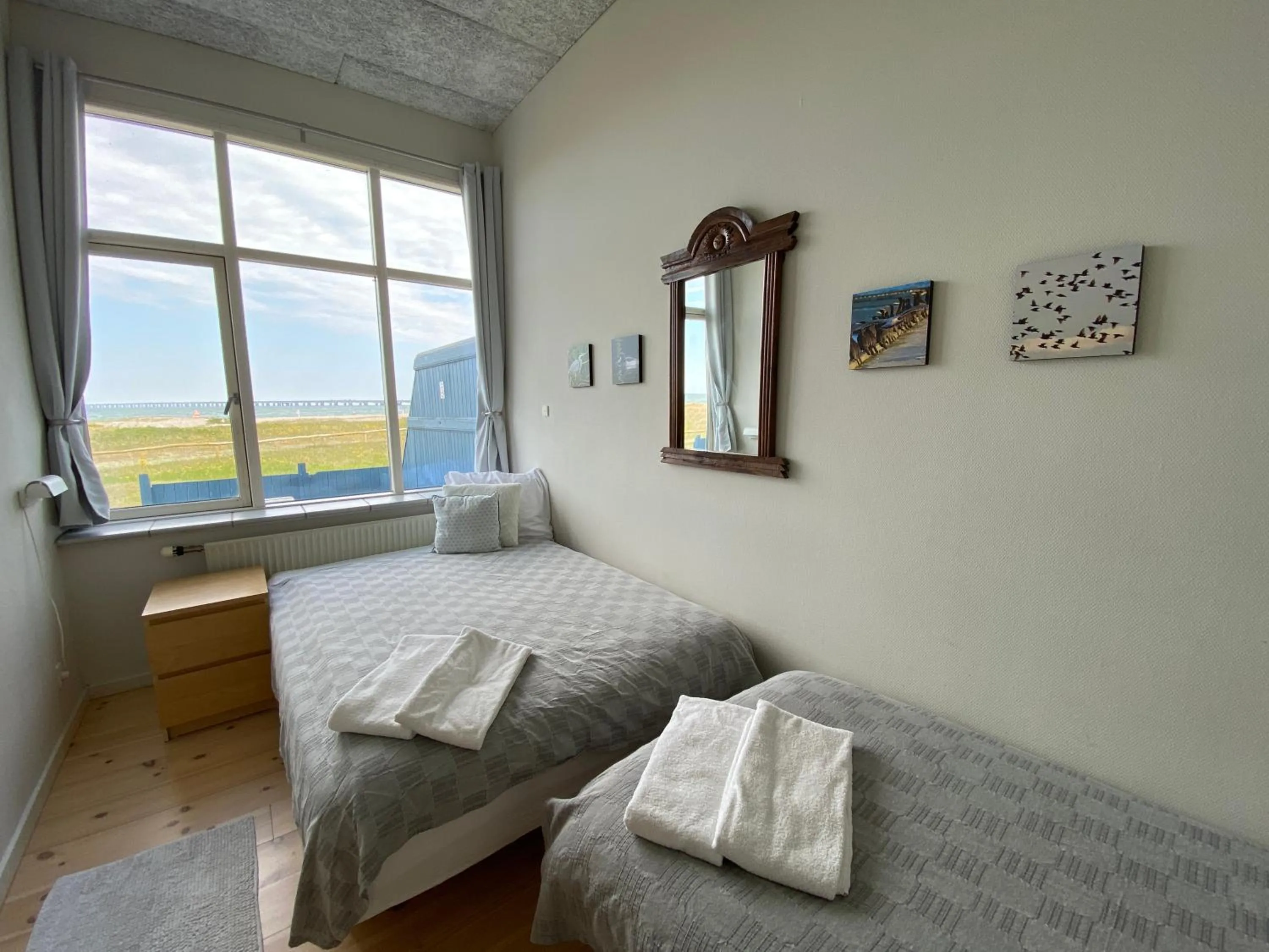 Bed in Skærven Beachfront Apartments and Cottage