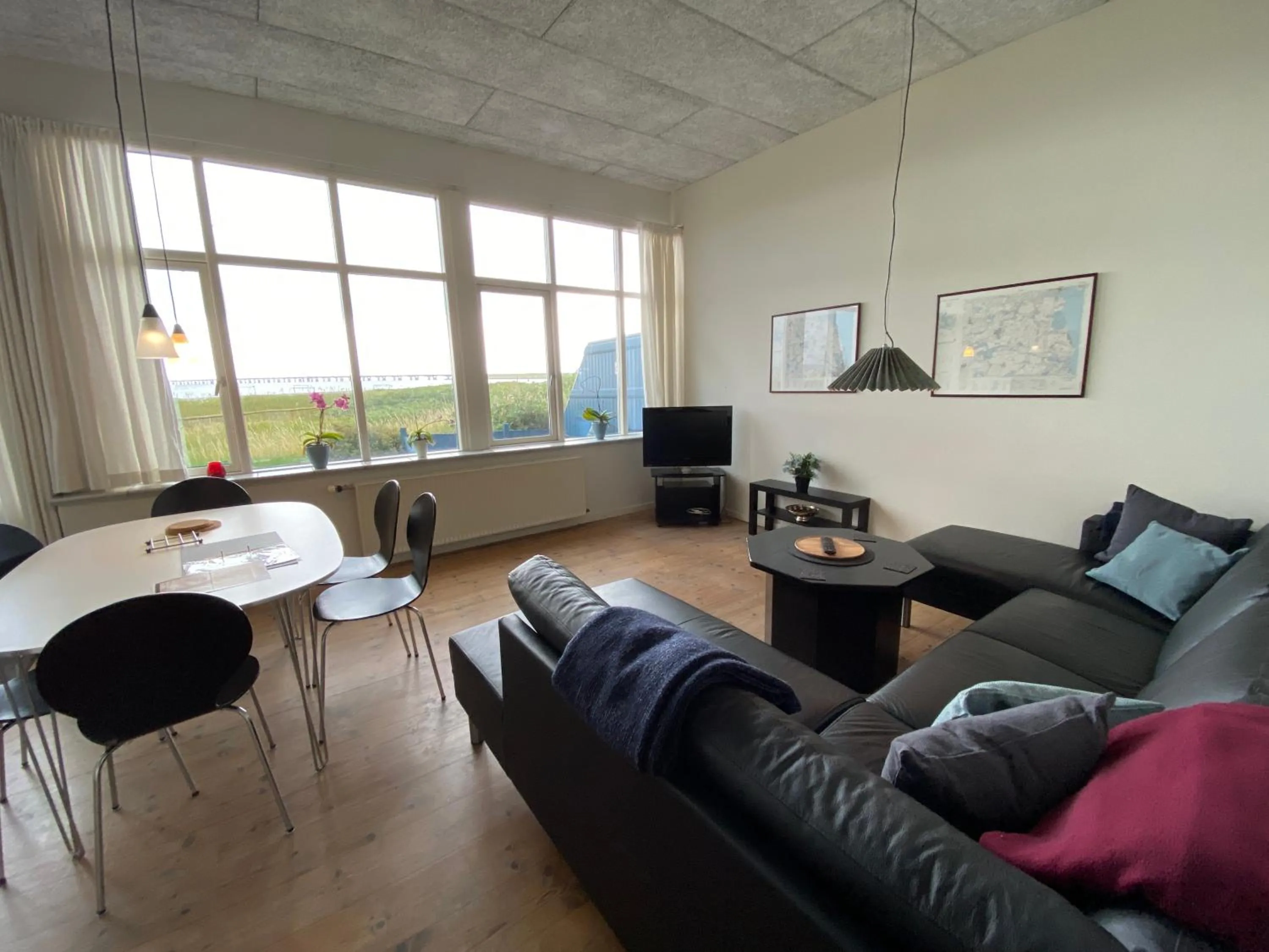Living room in Skærven Beachfront Apartments and Cottage