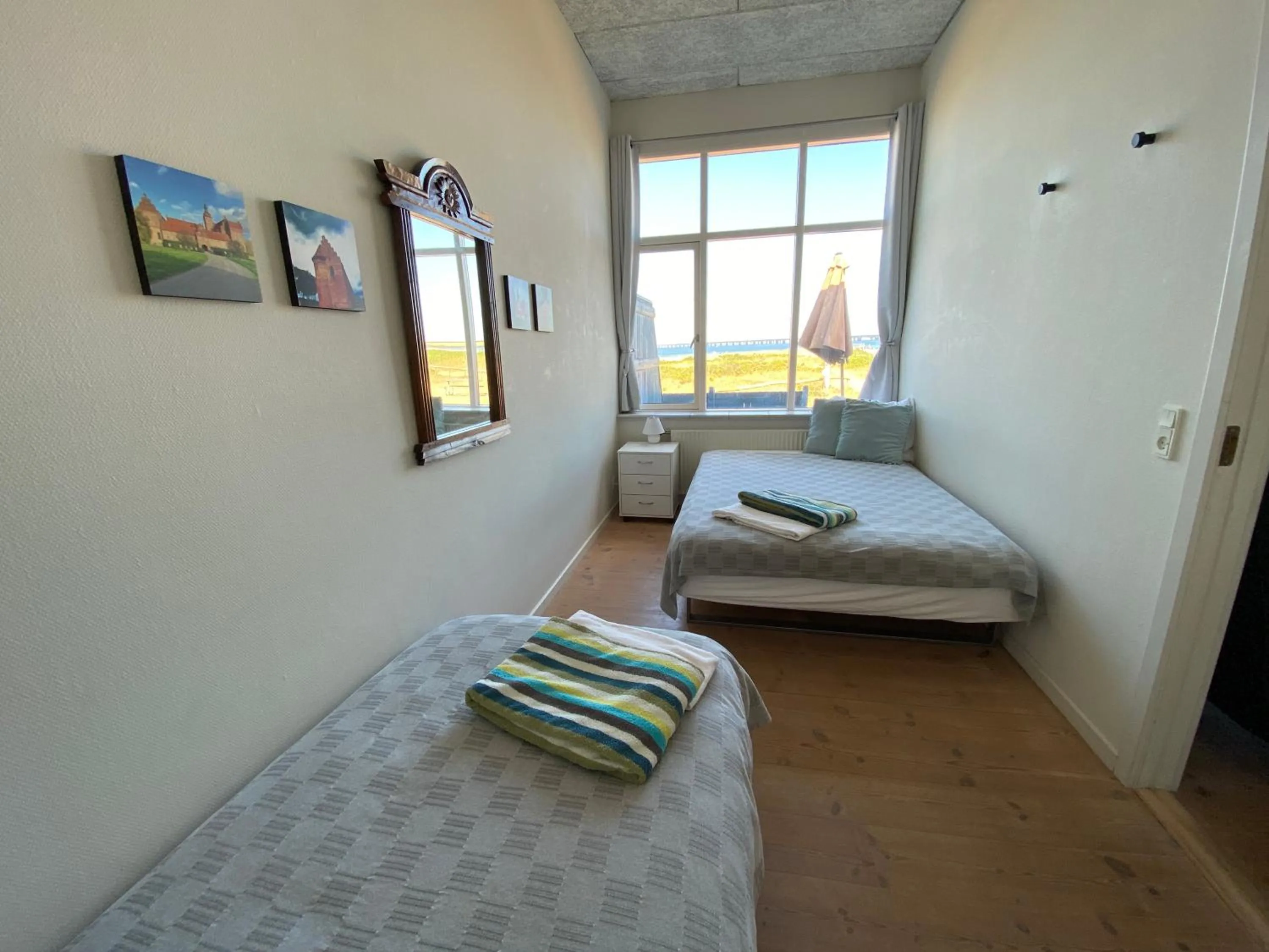 Bed in Skærven Beachfront Apartments and Cottage