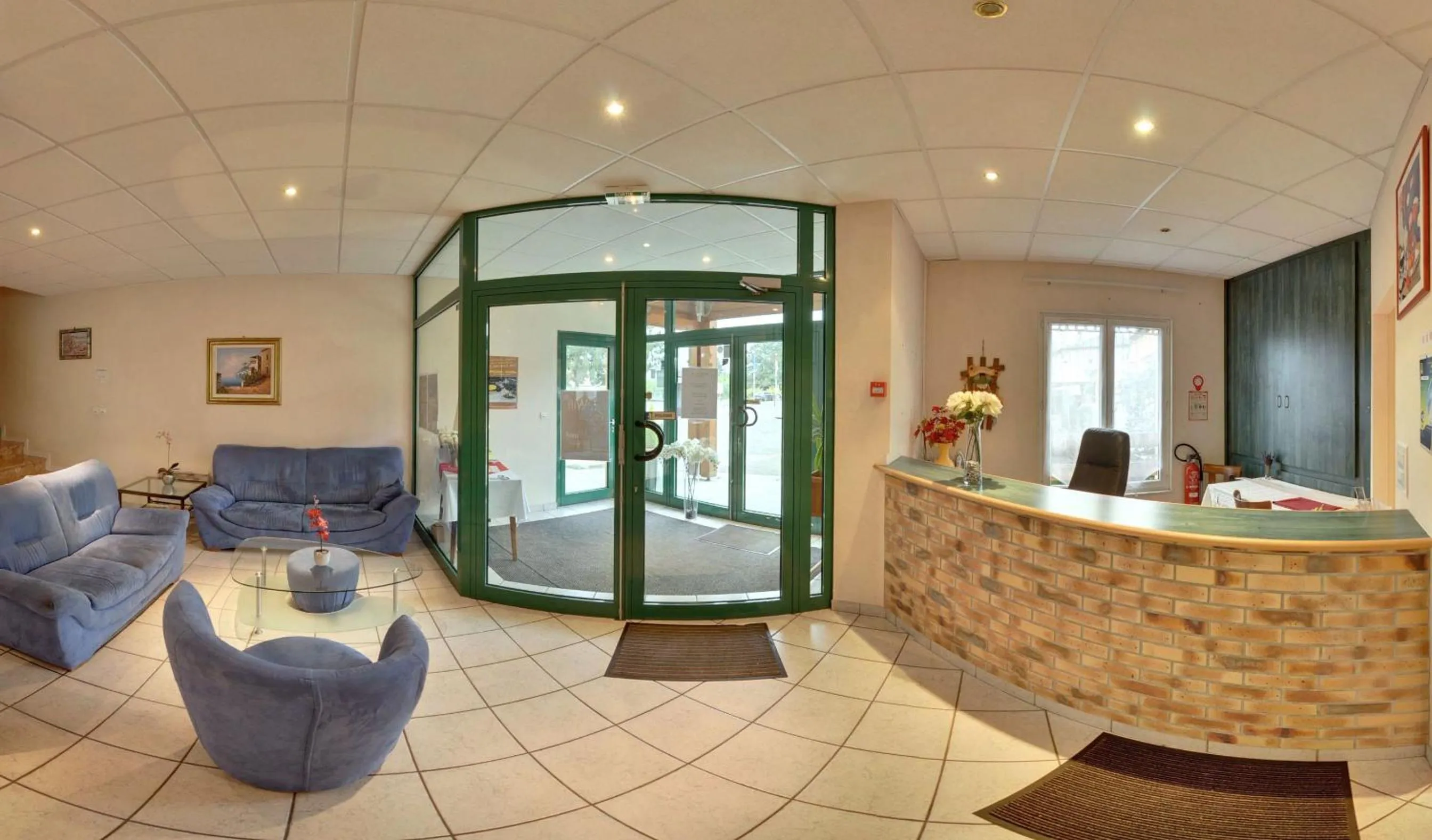 Lobby or reception in Hotel Restaurant De La Canner