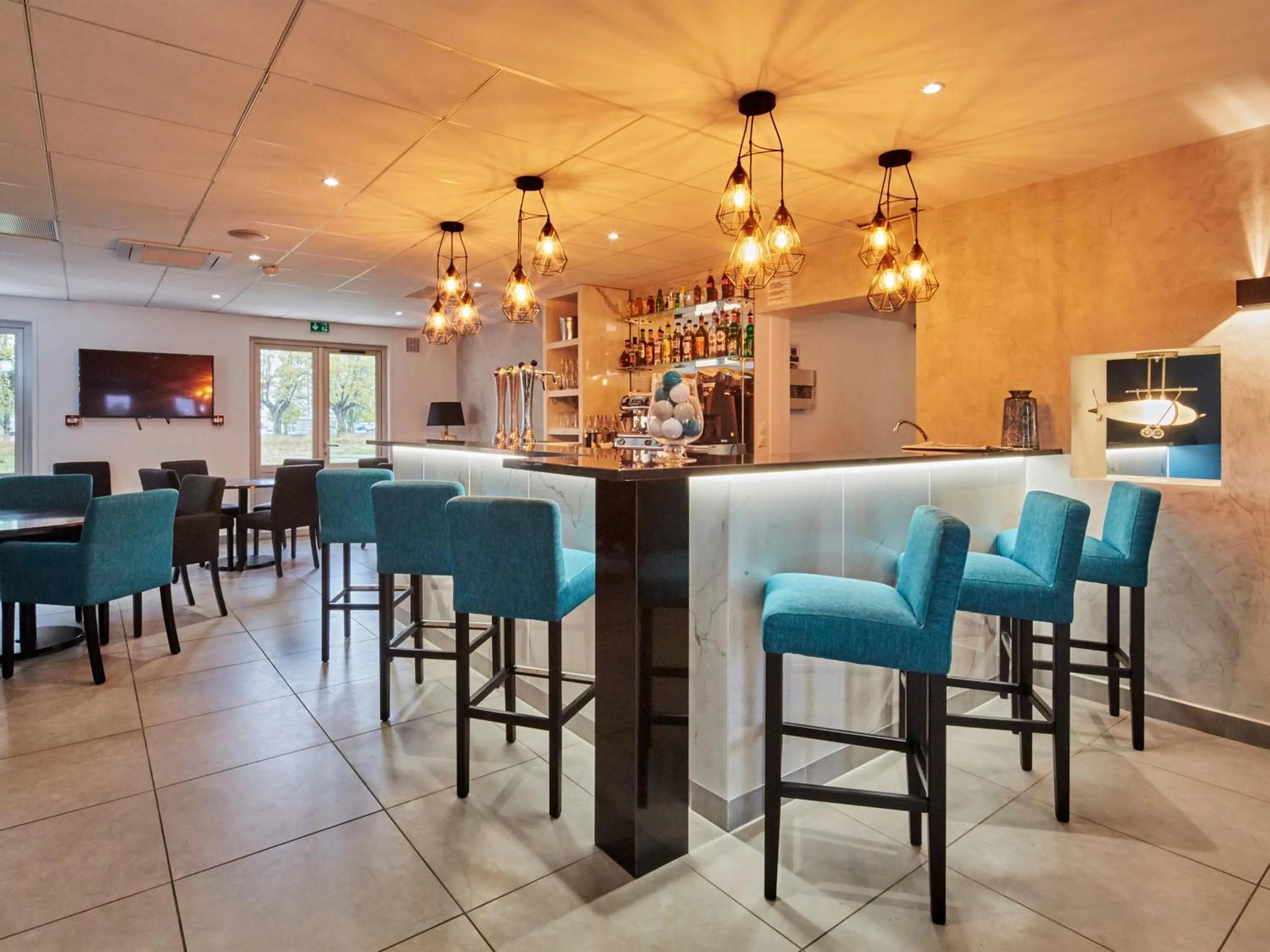 Lounge or bar in Kyriad Direct Bron Lyon Eurexpo