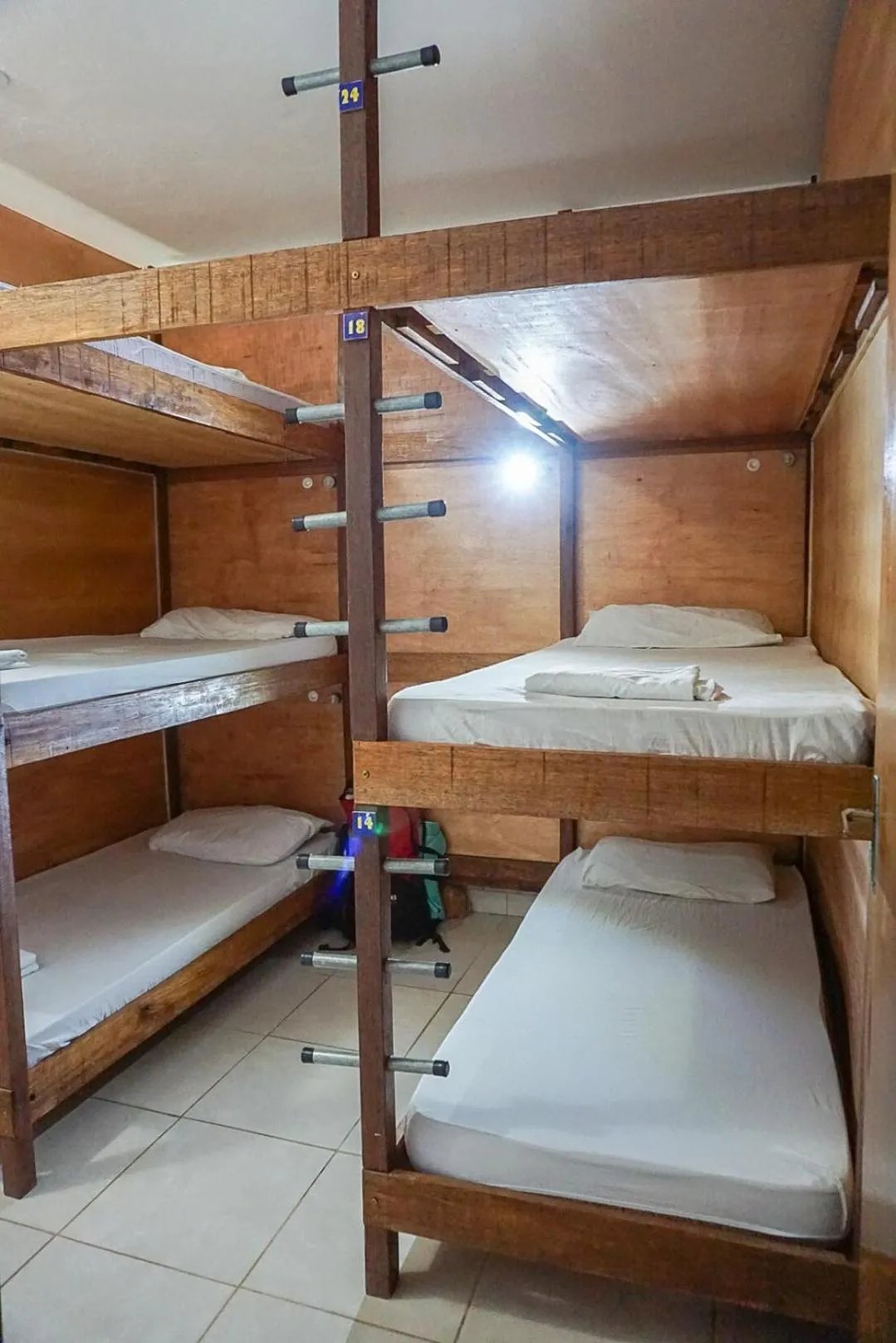 Single Bed in Female Dormitory Room in The Beach Hostel Milagres