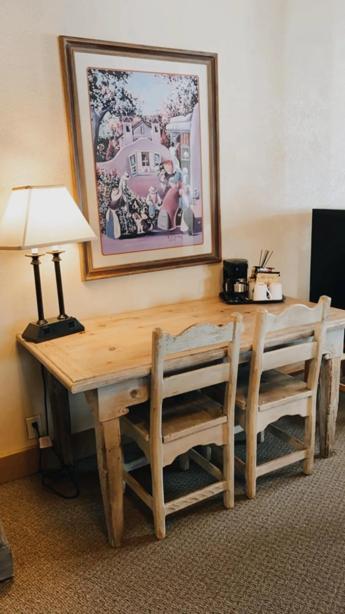 Seating area in Chama Trails Motel