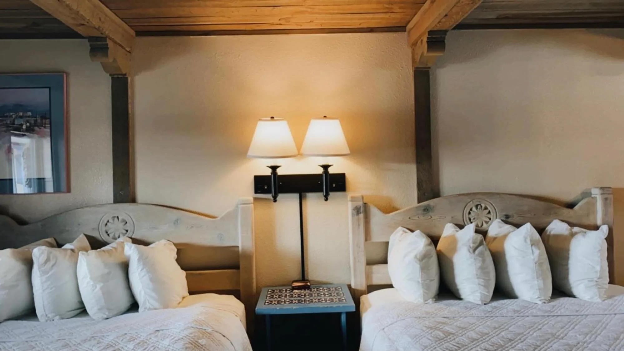 Bed in Chama Trails Motel