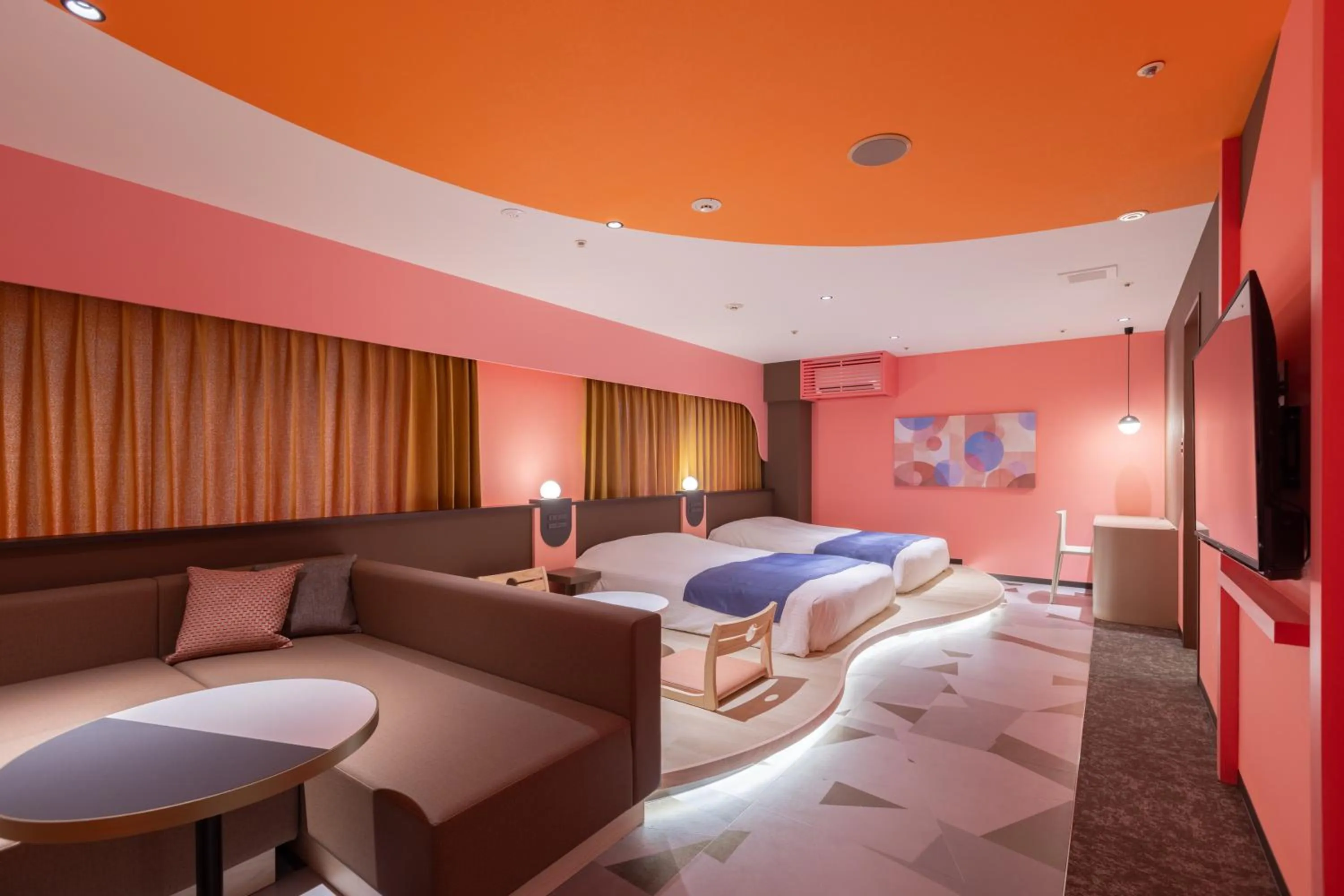 Bed in Spa World HOTEL&RESORT