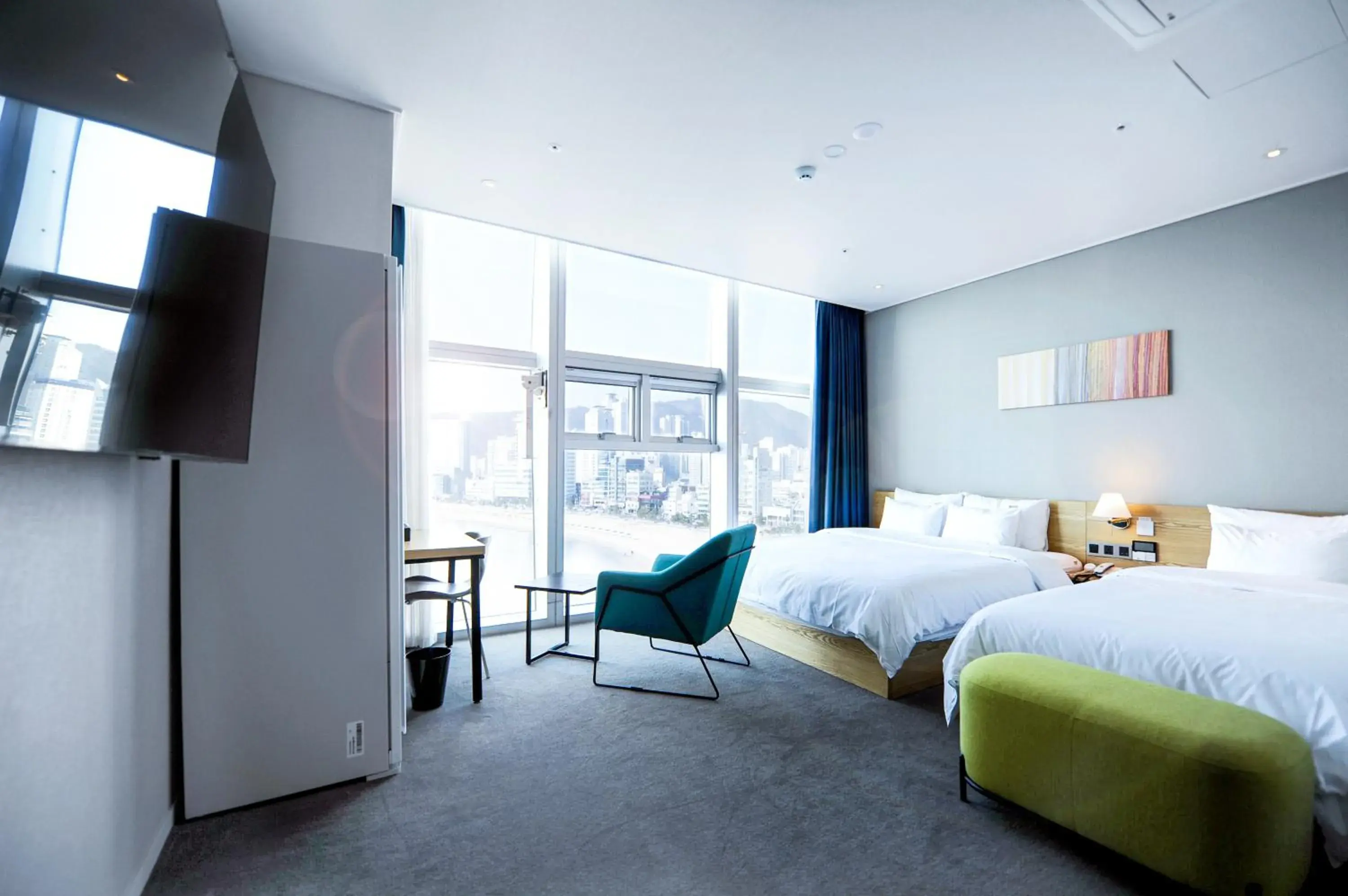 Bed in Ocean The Point Hotel Busan Bed in Ocean The Point Hotel Busan