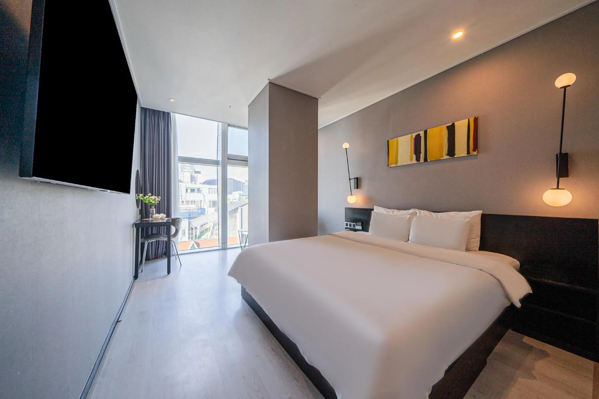 Bed in Ocean The Point Hotel Busan