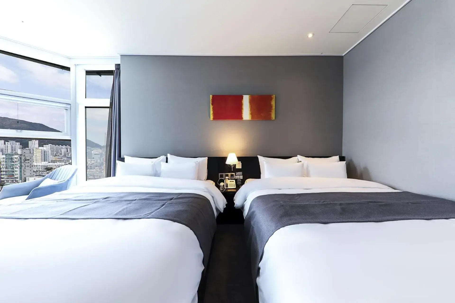 Bed in Ocean The Point Hotel Busan Bed in Ocean The Point Hotel Busan