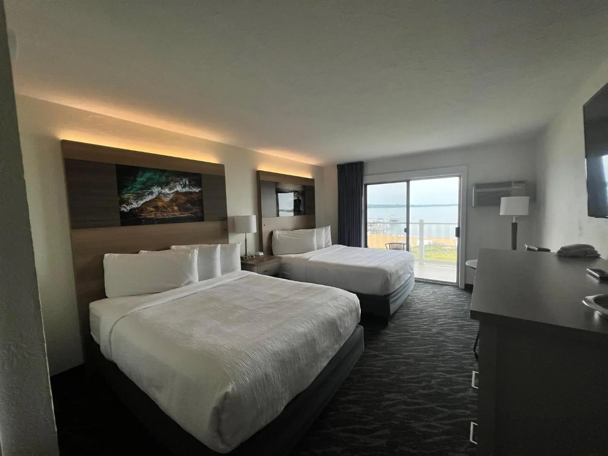 Beach View Balcony Double Queen in The Beach Haus - Traverse City Beach View Balcony Double Queen in The Beach Haus - Traverse City