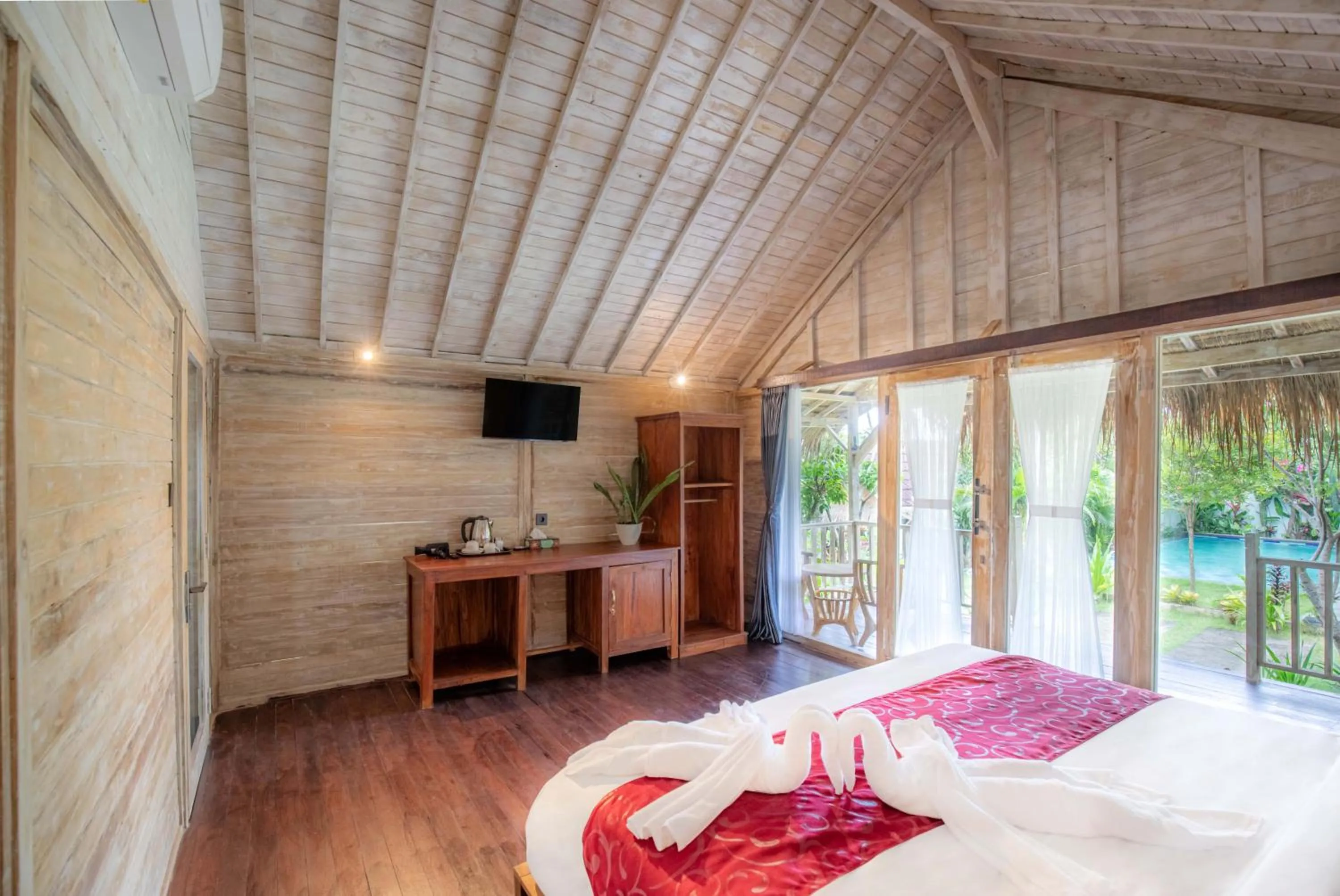 Bedroom, Bed in Bhavana Cottage