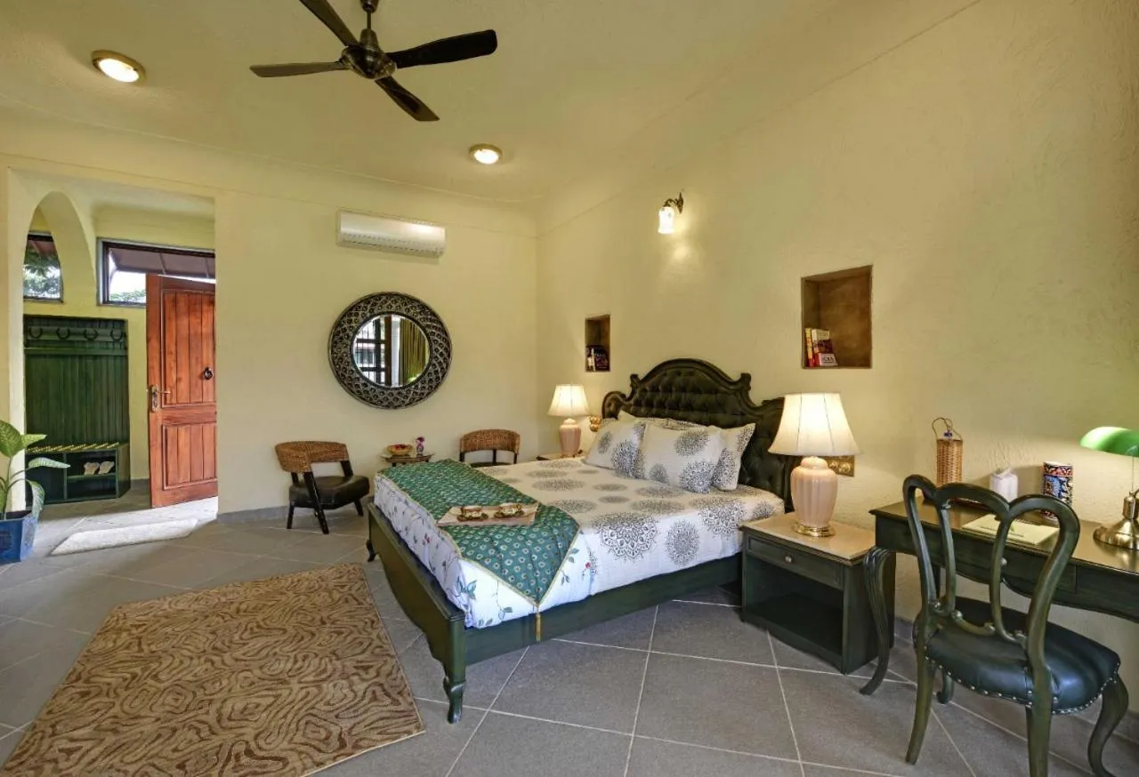 Bedroom, Bed in Vatsalya Vihar - A Luxury Pool Villas Resort