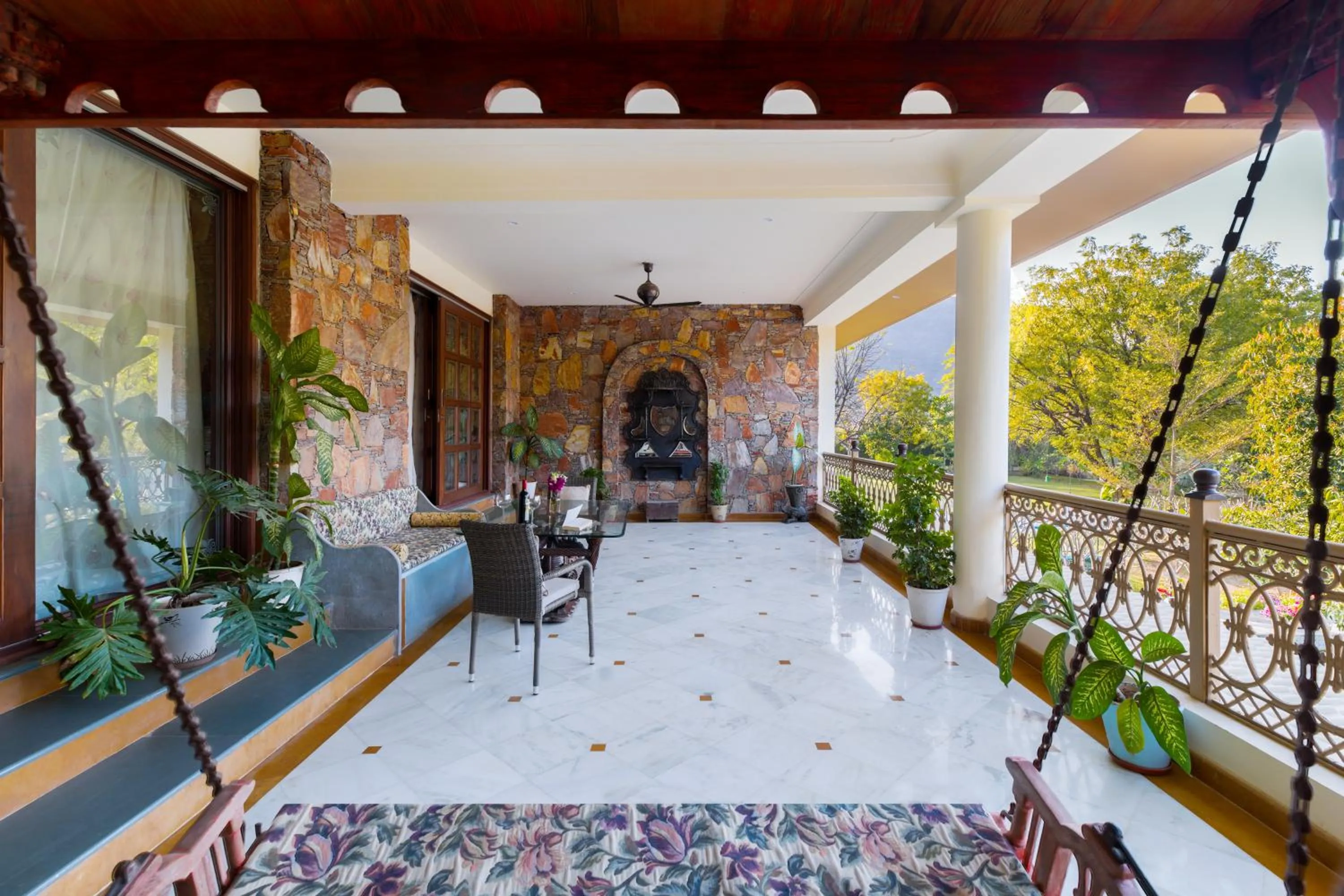 Balcony/Terrace in Vatsalya Vihar - A Luxury Pool Villas Resort