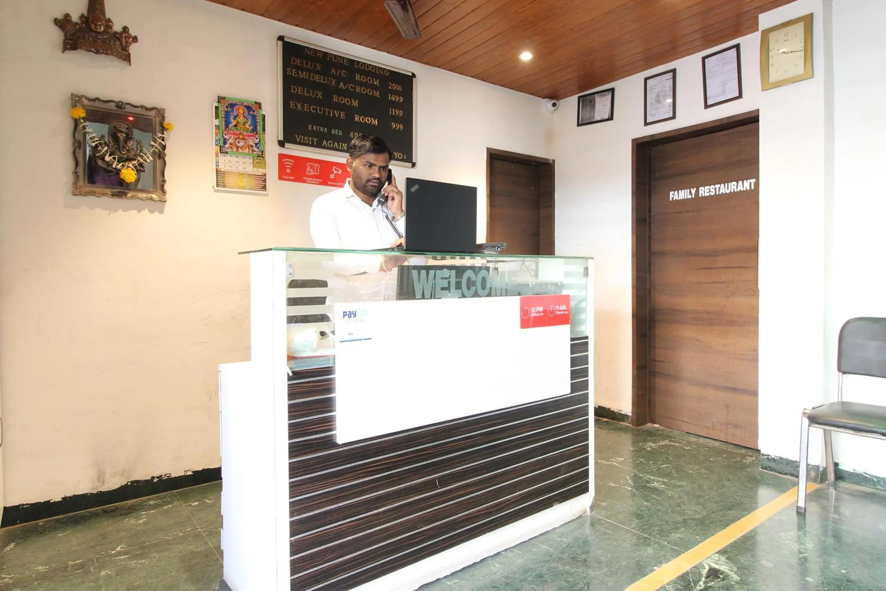 Lobby or reception in Hotel O New Pune