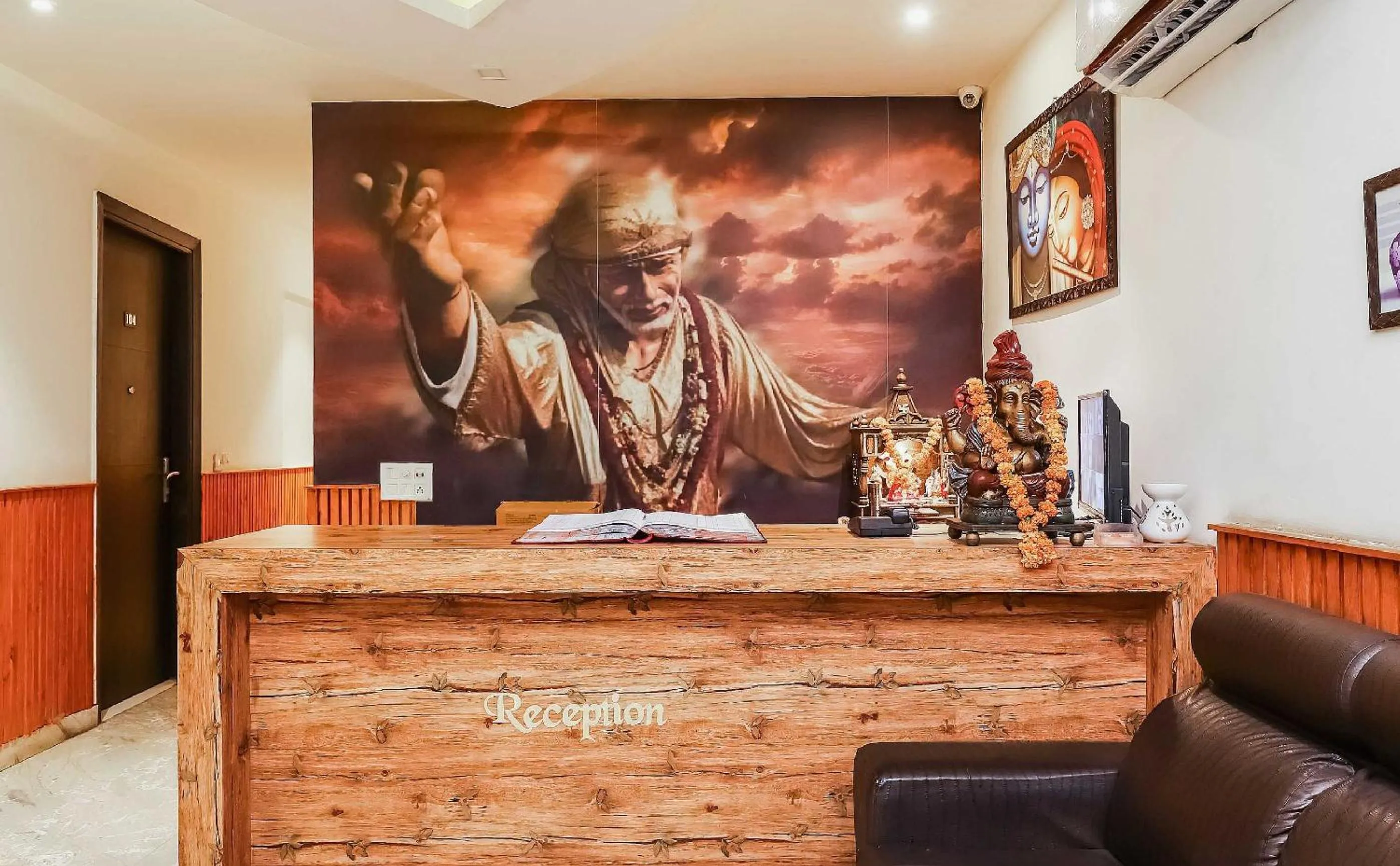 Lobby or reception in Hotel O Shri Sai