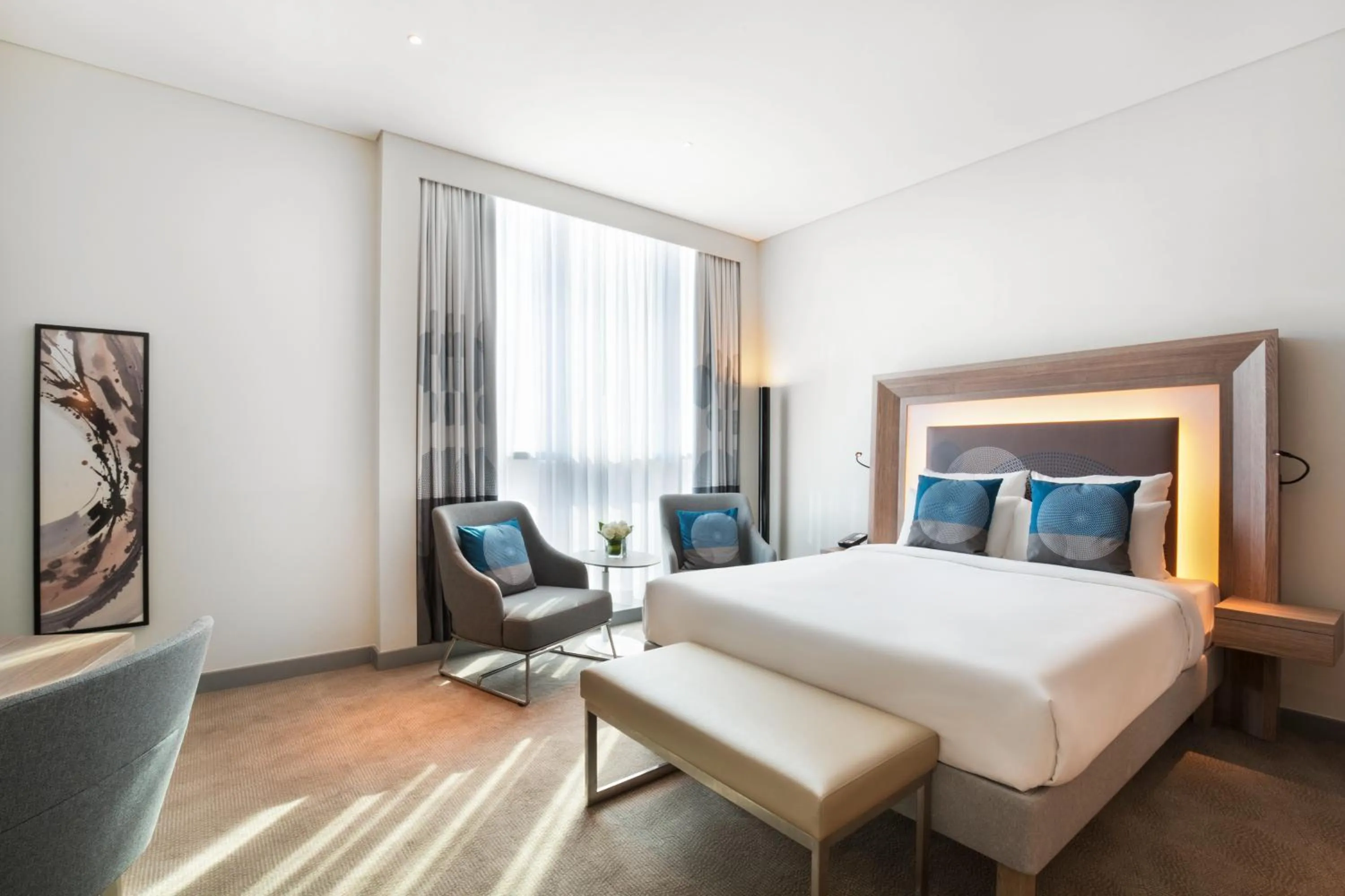 Bedroom, Bed in Novotel Bur Dubai - Healthcare City