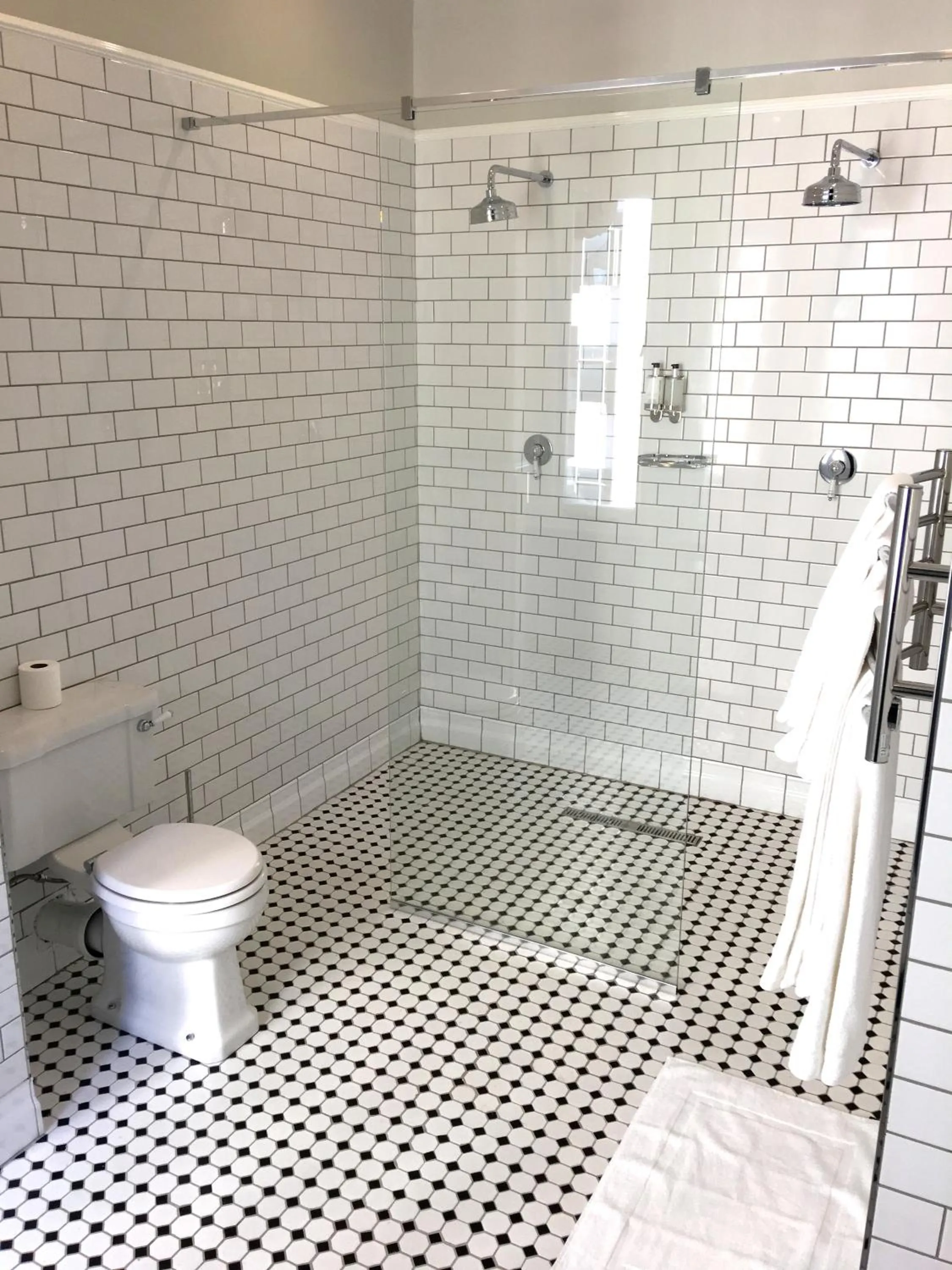 Shower in Rand Club Suites