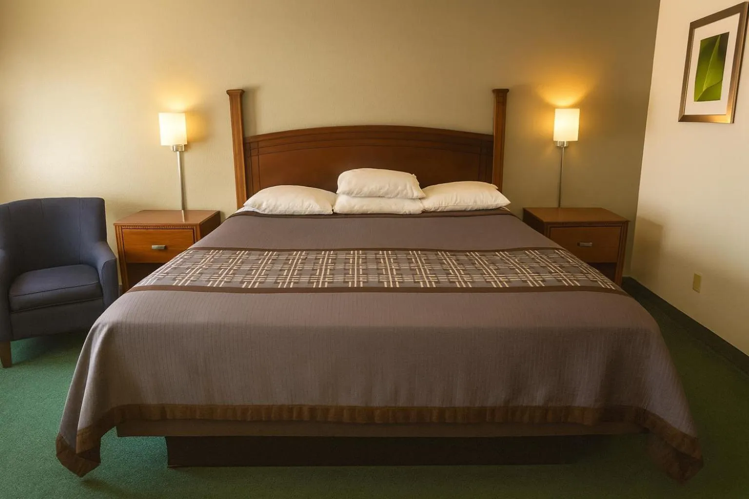 Bed in Rodeway Inn Milaca