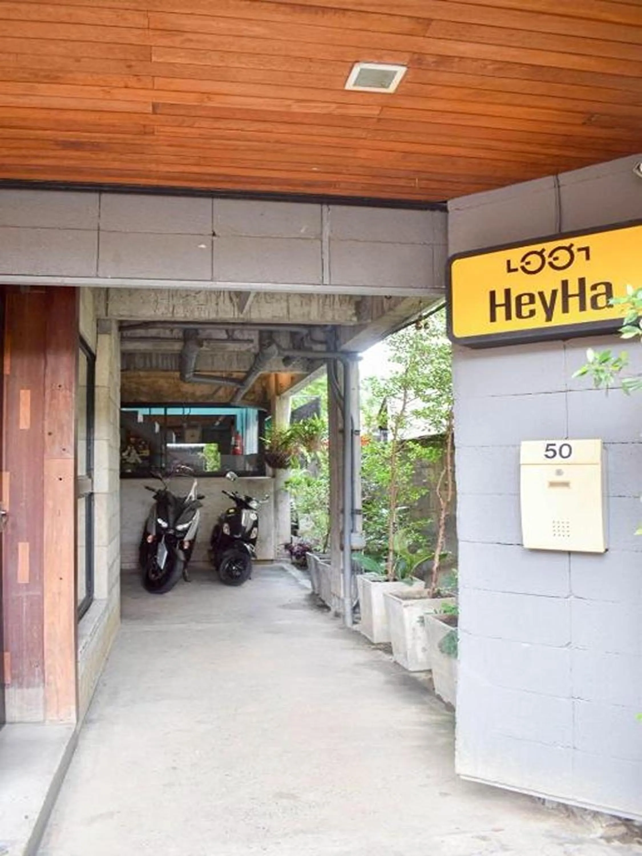 Parking in HeyHa House ChiangMai