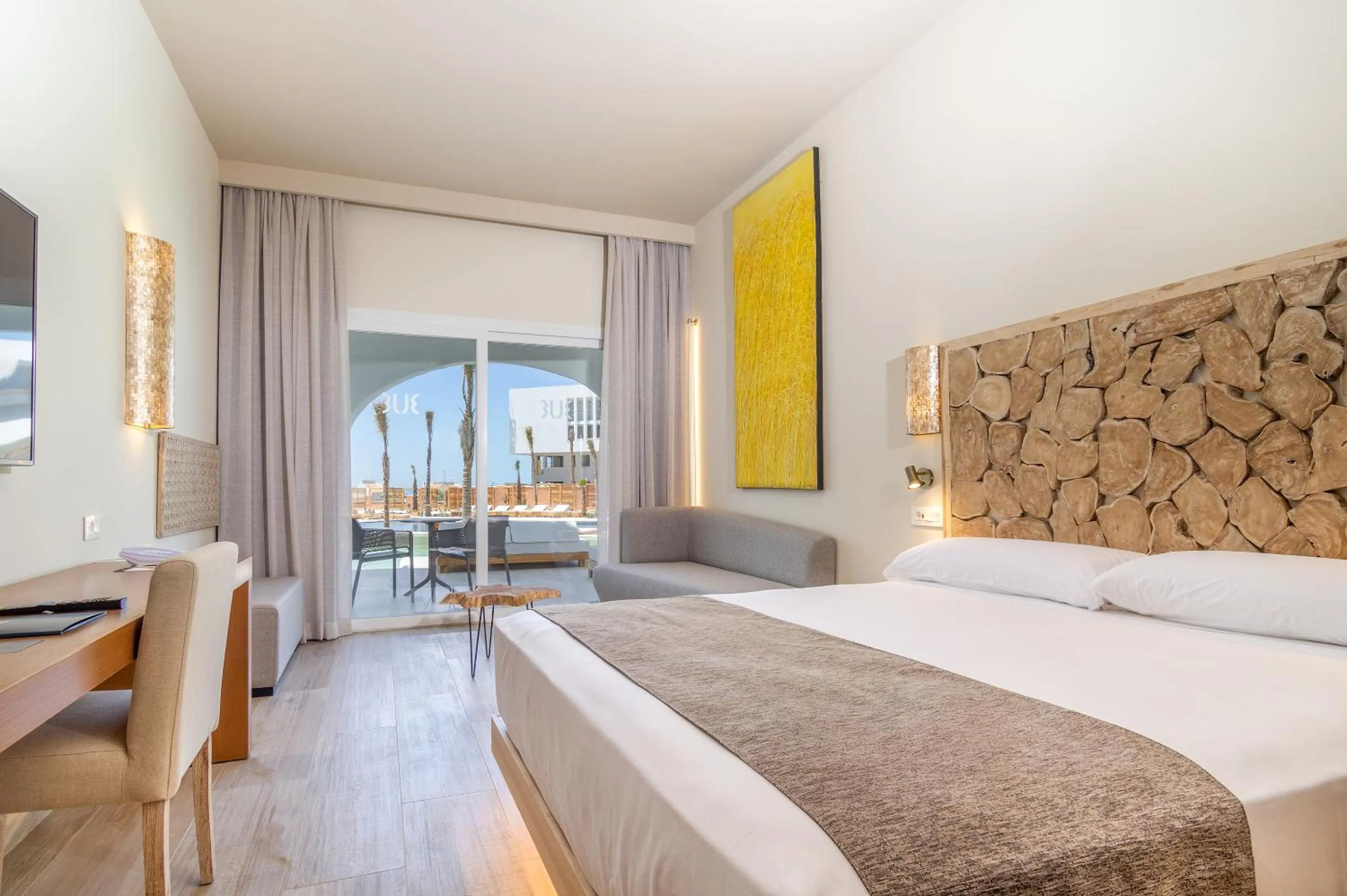 Bedroom, Bed in Zahara Beach & Spa by QHotels - Adults Recommended