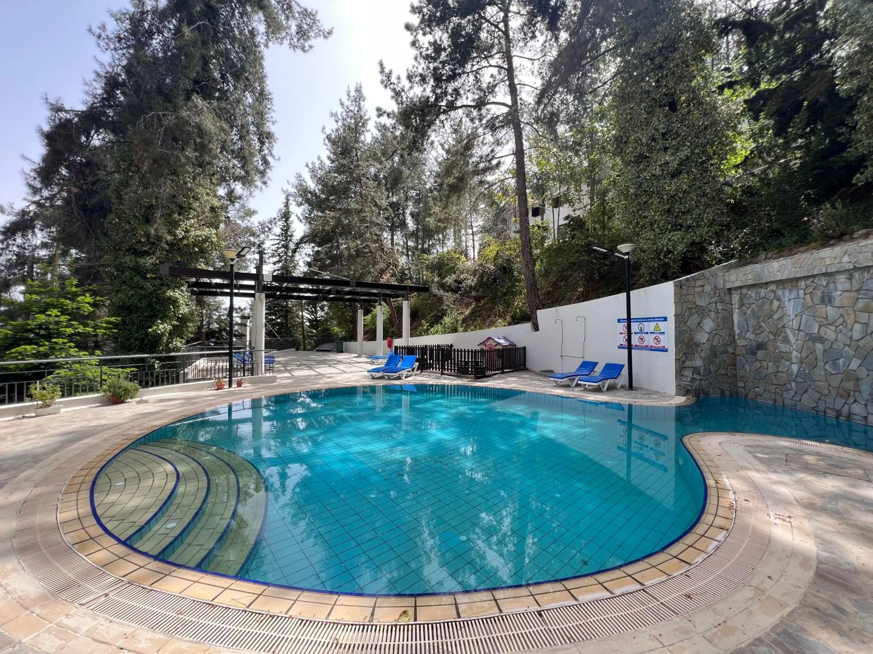 Pool view in POED Residences