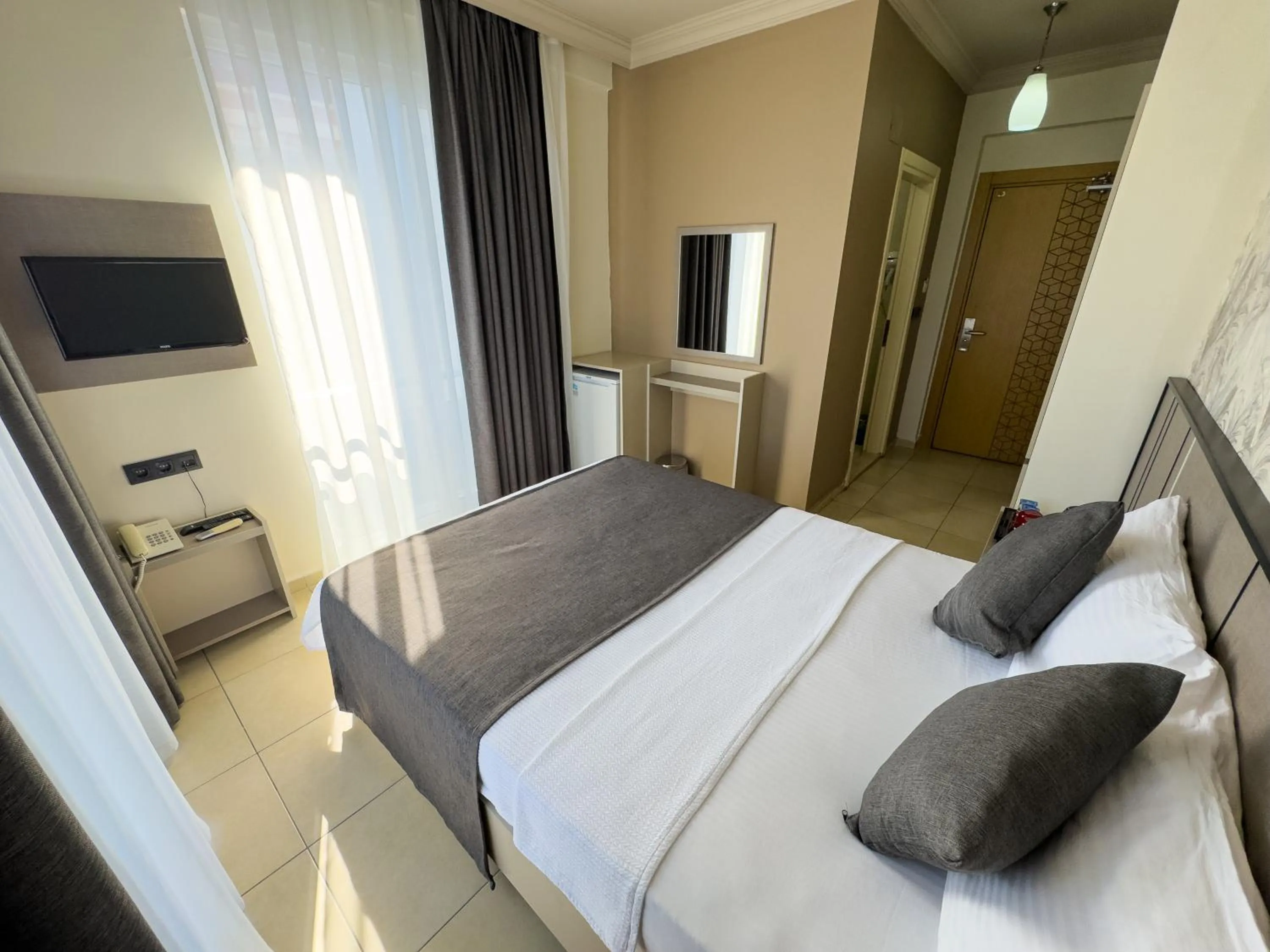 Bed in Sardunya Hotel