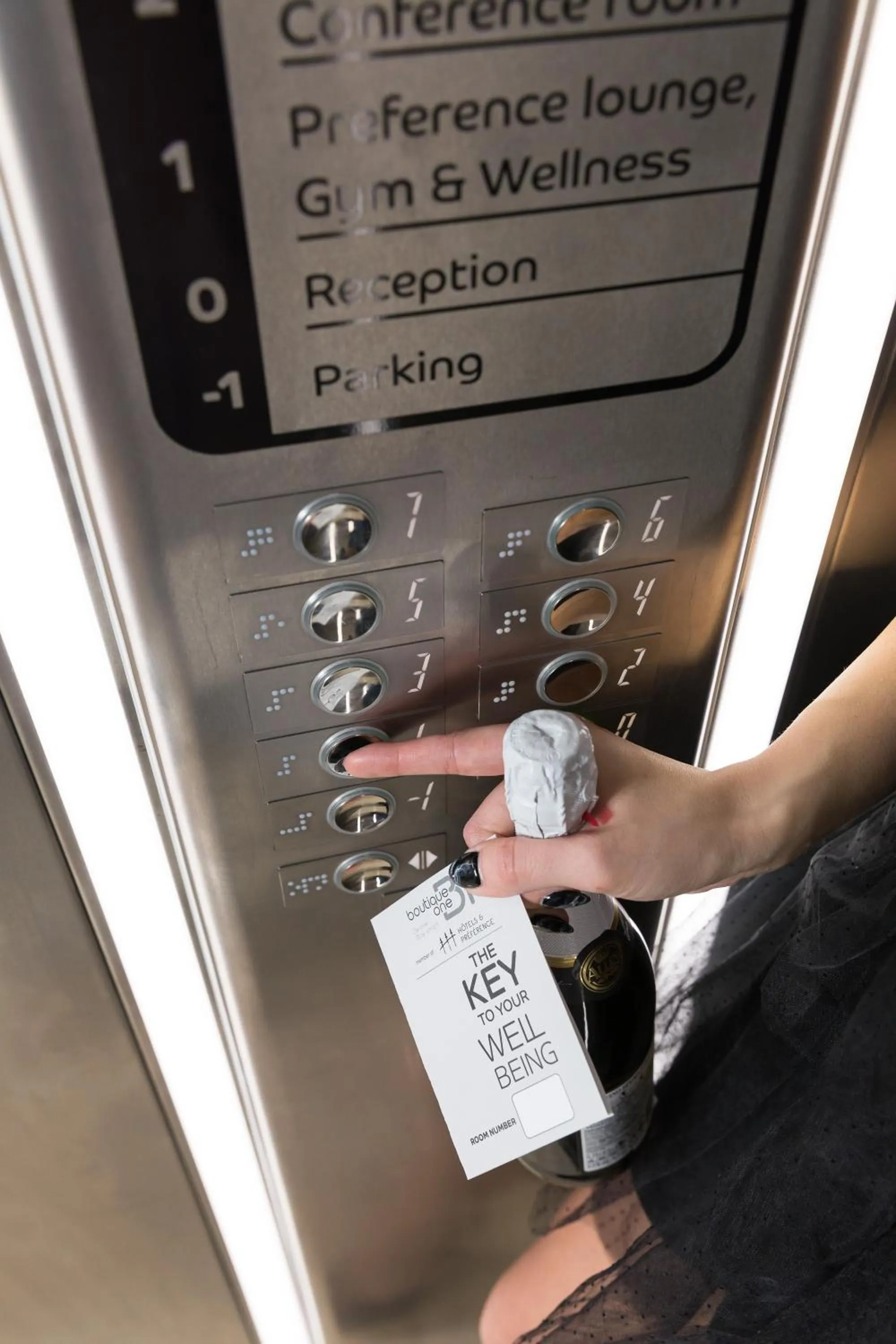 elevator in B1 Boutique Hotel Sofia