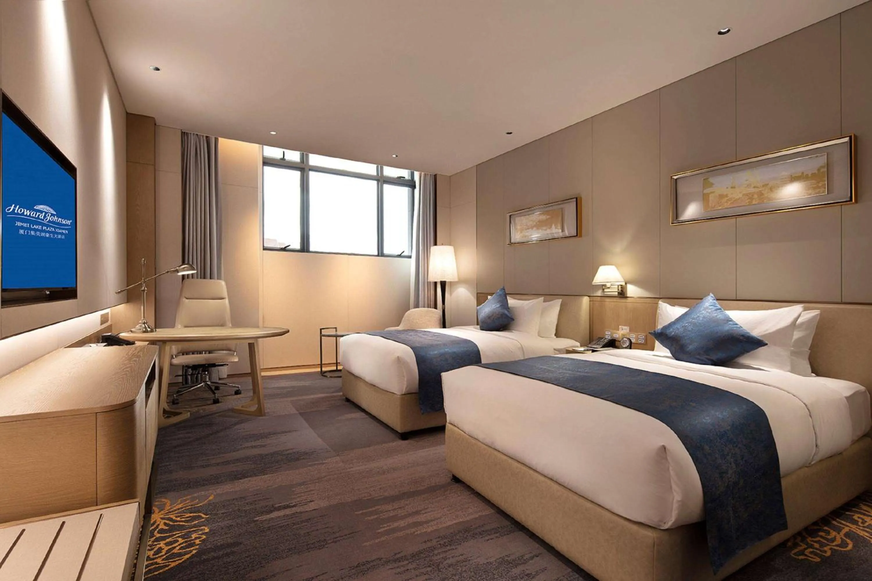 Photo of the whole room, Bed in Howard Johnson by Wyndham Jimei Lake Plaza Xiamen