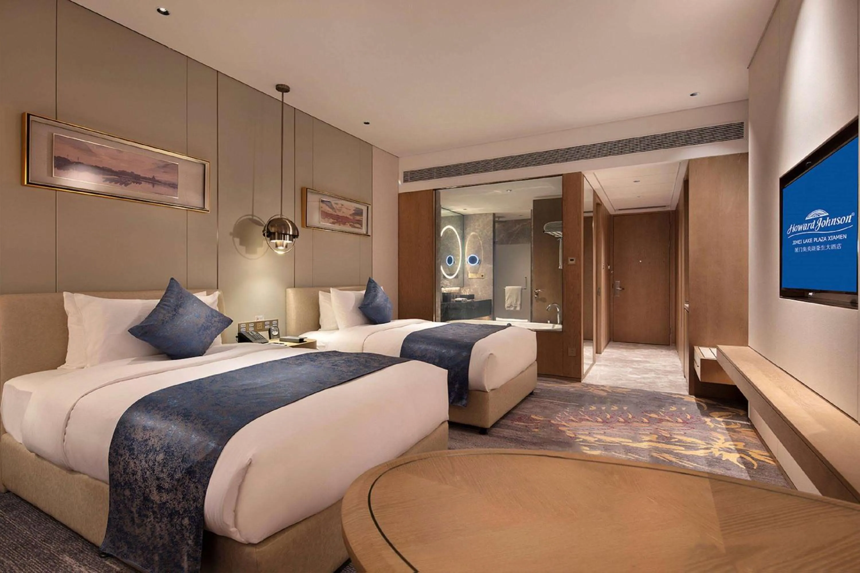 Photo of the whole room, Bed in Howard Johnson by Wyndham Jimei Lake Plaza Xiamen