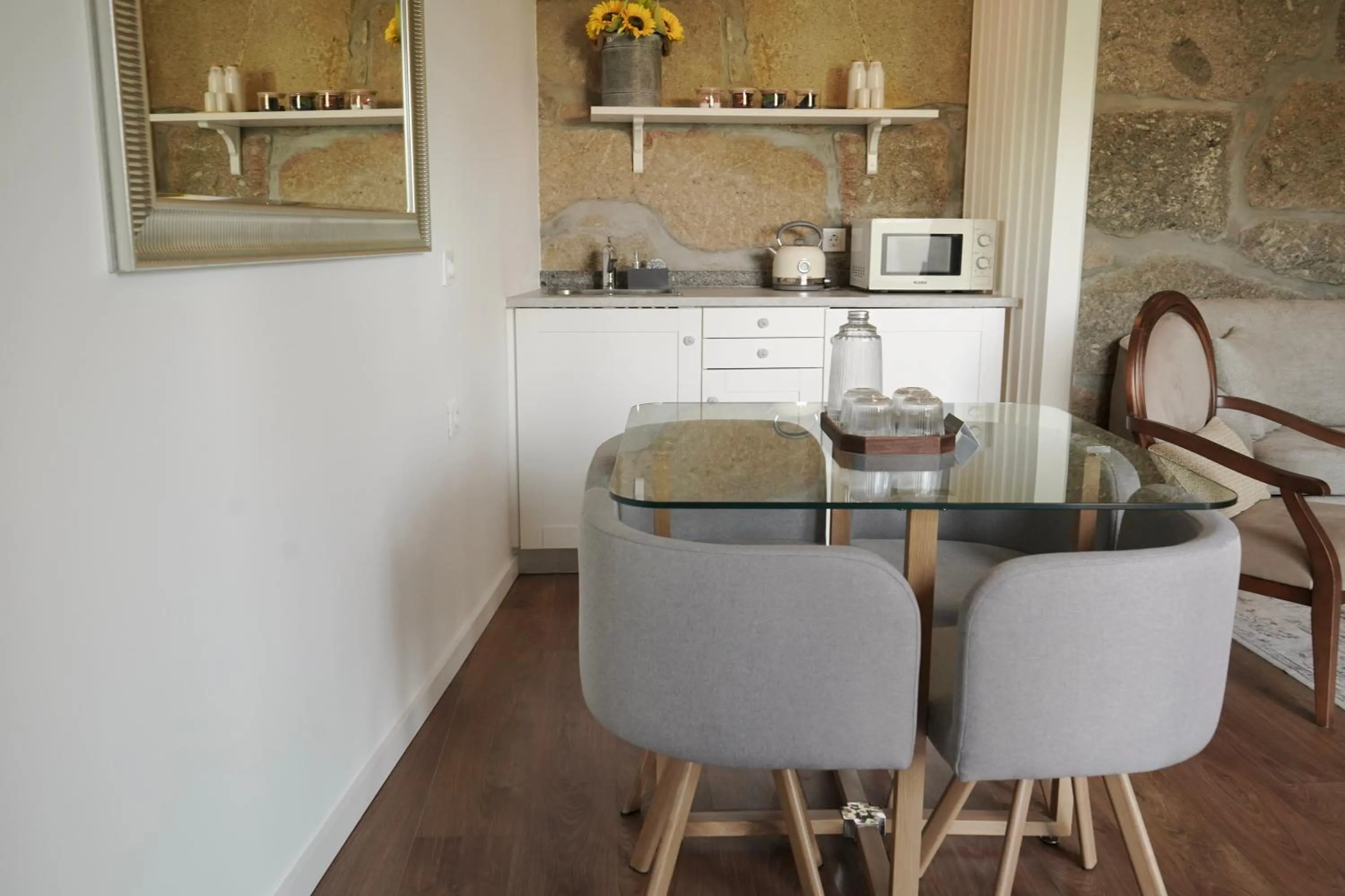 Kitchen or kitchenette in Casa d'Amares