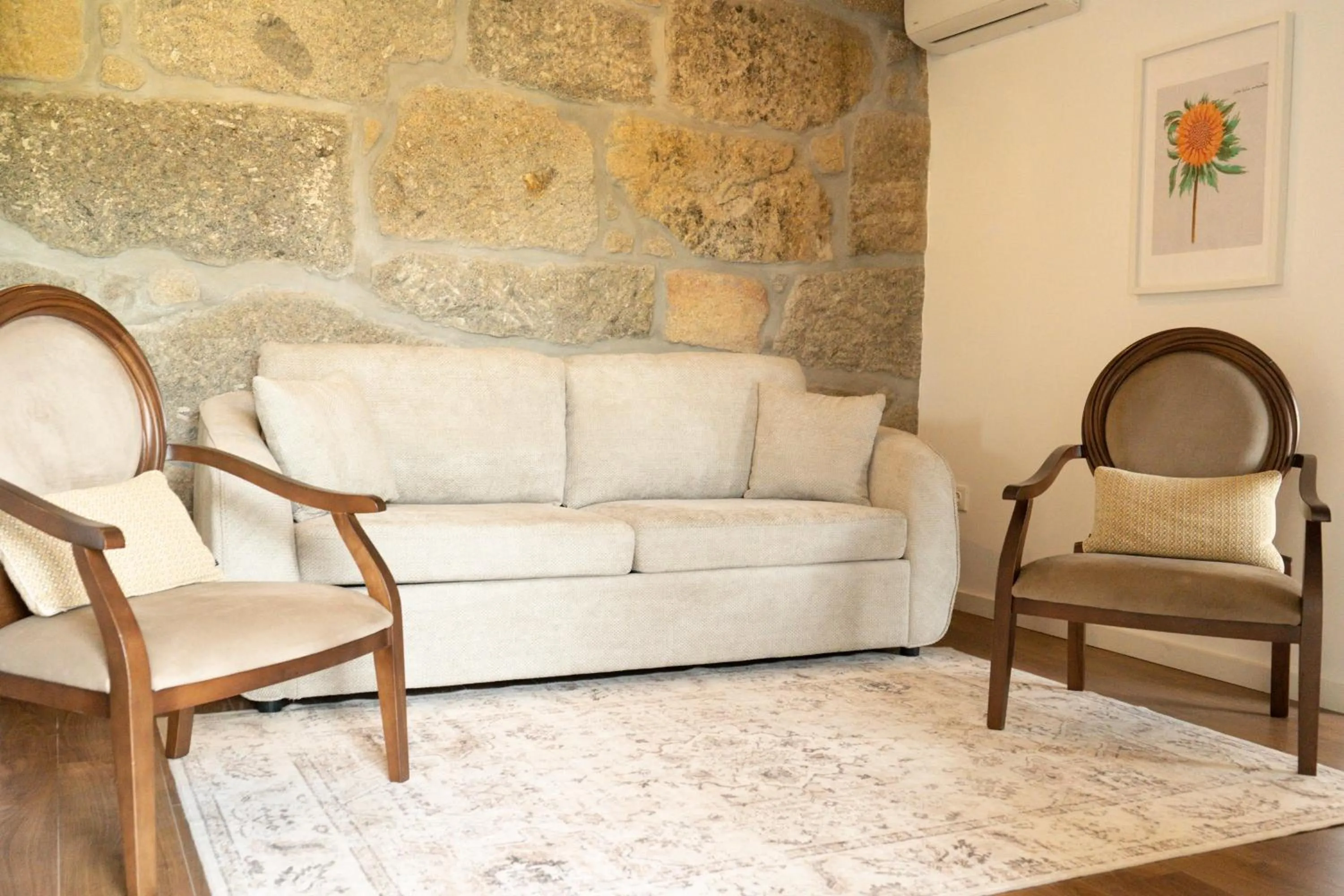 Seating area in Casa d'Amares