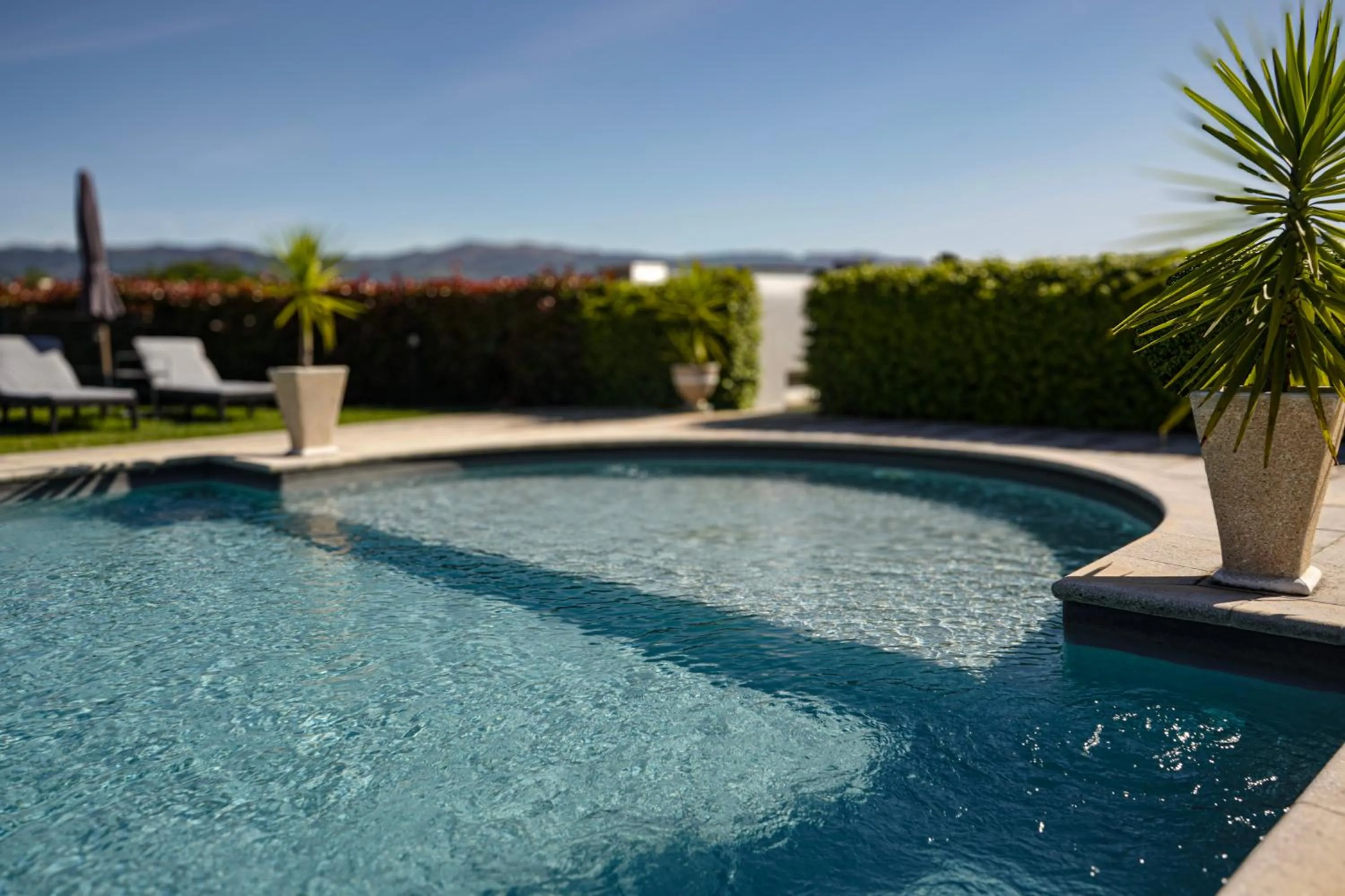 Pool view in Casa d'Amares