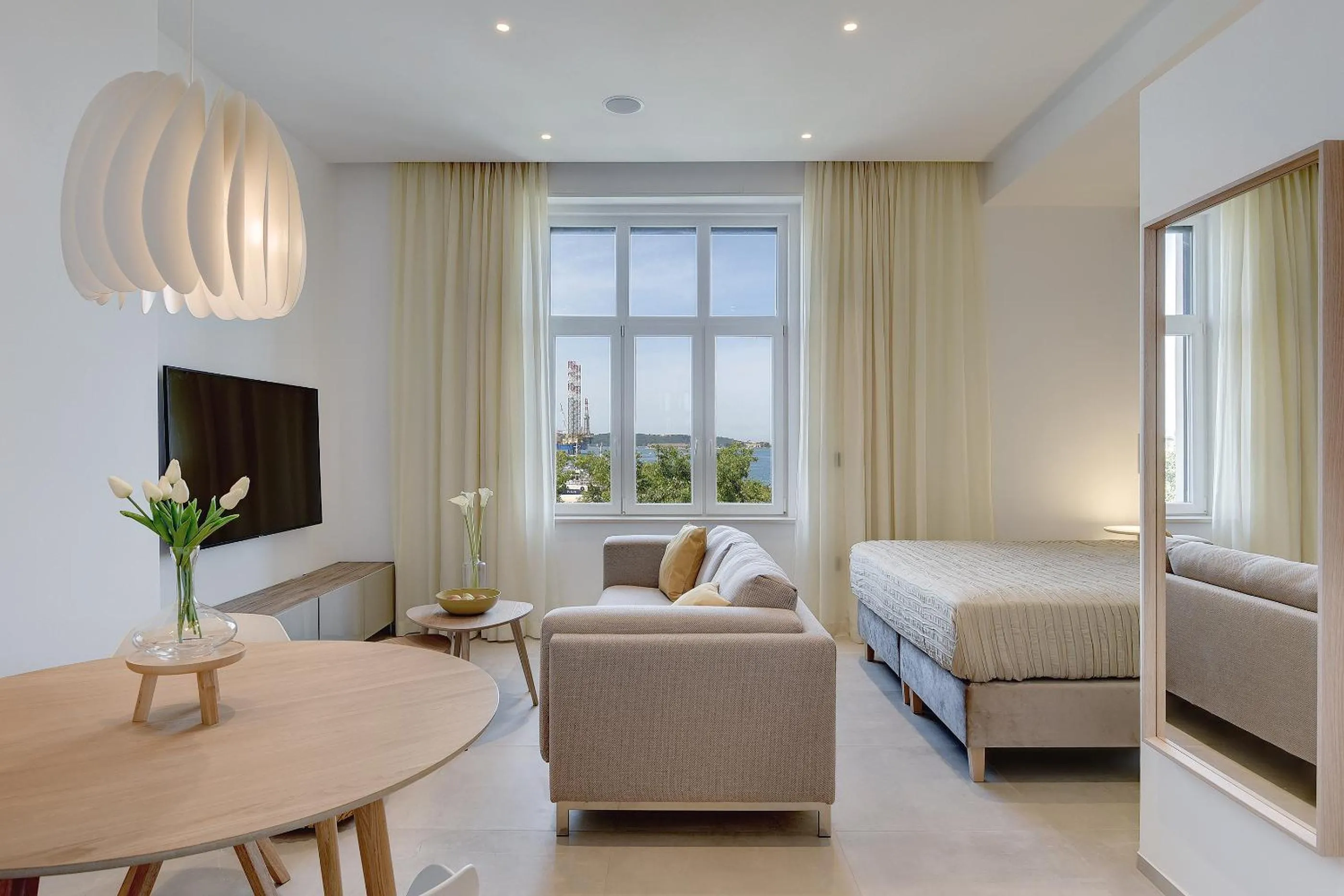 Bed in Lifestyle Apartments