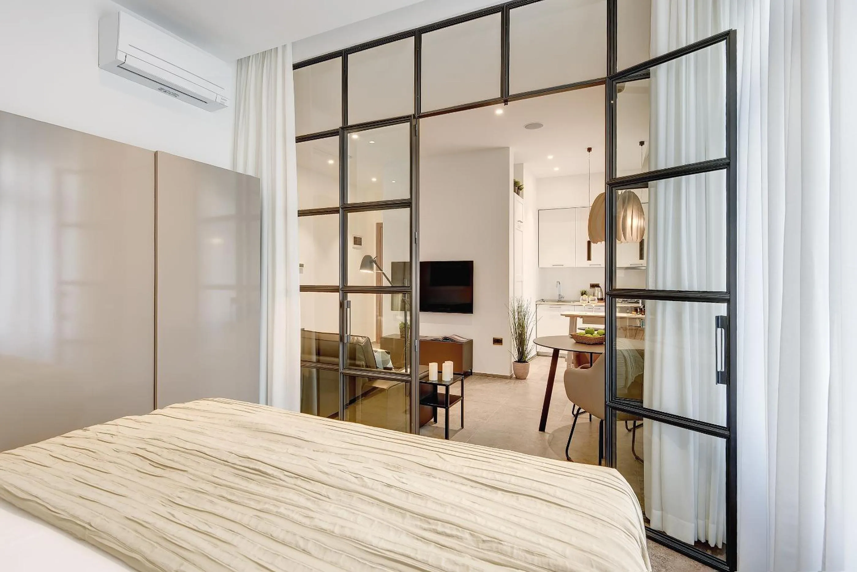 Bed in Lifestyle Apartments